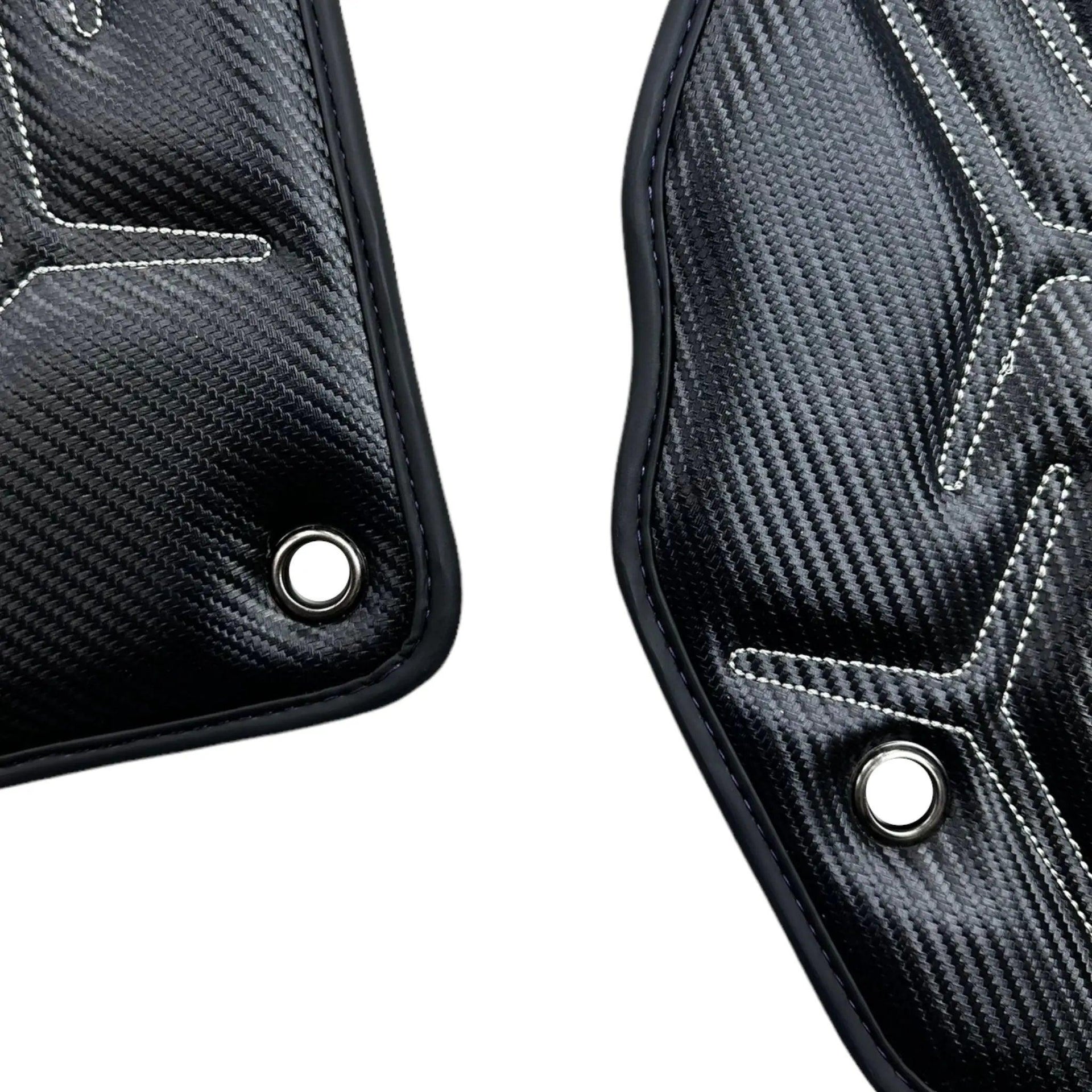 Carbon Leather Floor Mats for Lamborghini Aventador SVJ 63 Edition - AutoWin
