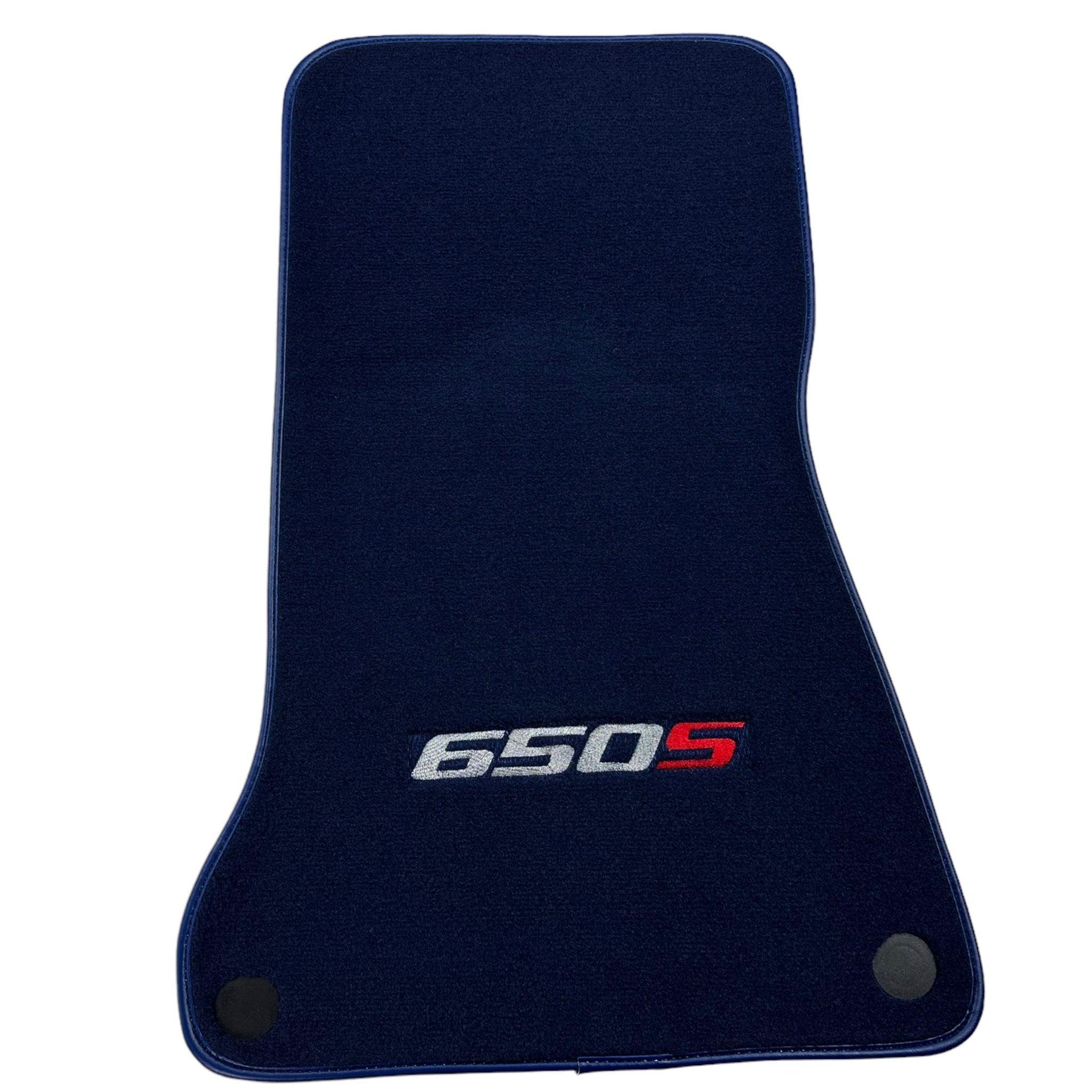 Dark Blue Floor Mats For McLaren 650S Tailored - AutoWin