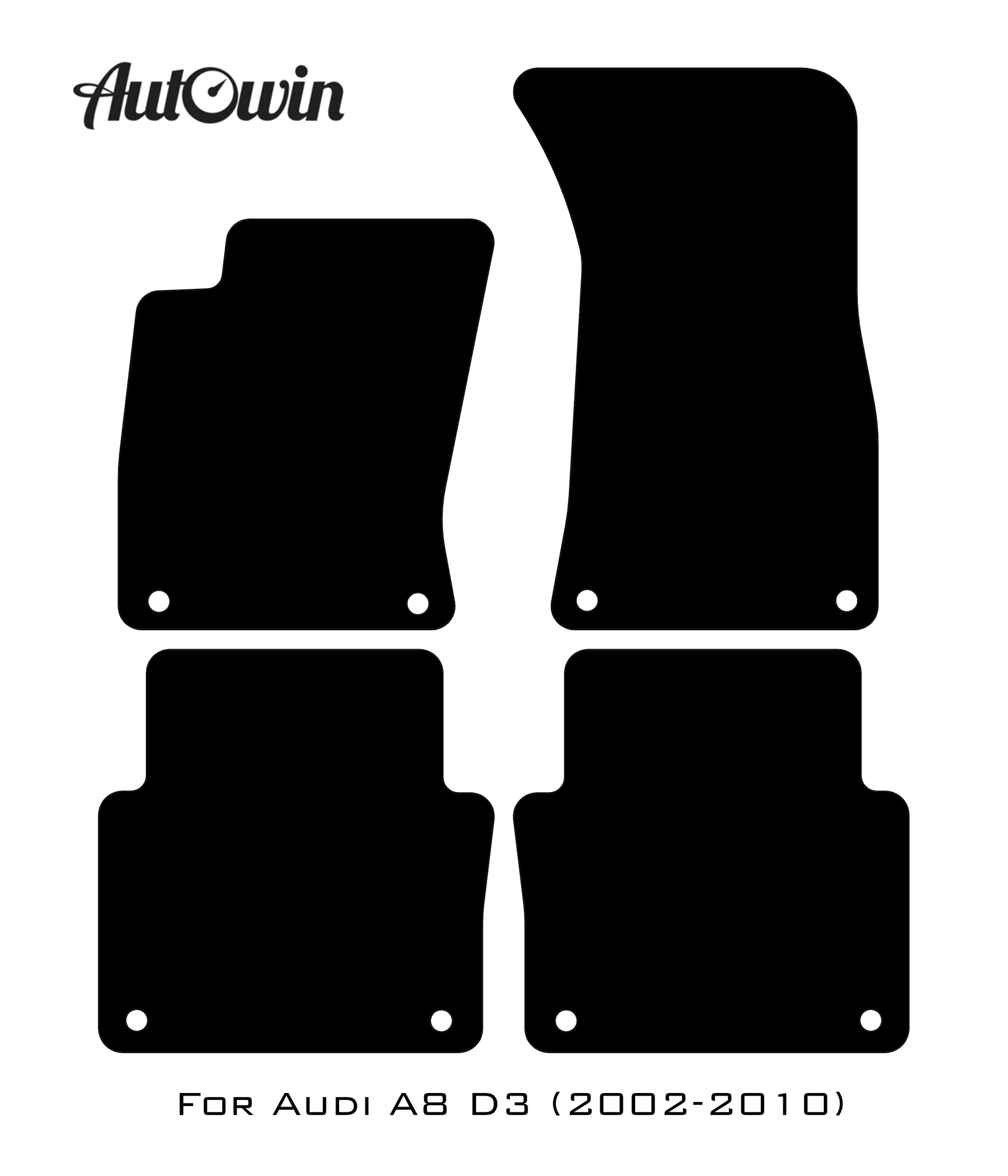 Floor Mats for Audi A8 D3 (2002-2010) - AutoWin