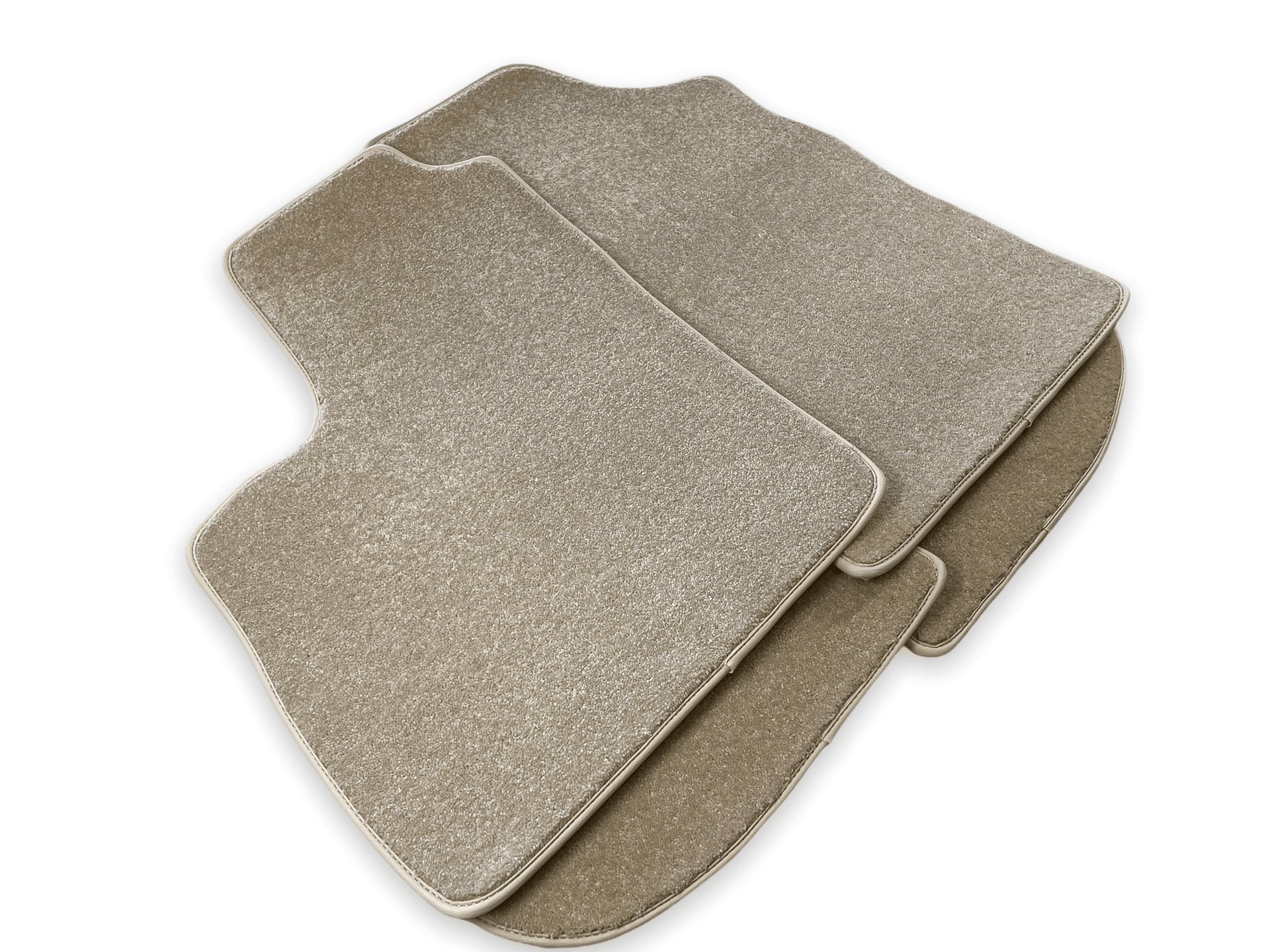 Floor Mats For Bentley Continental GTC (2011-2018) Beige Luxury Quality - AutoWin