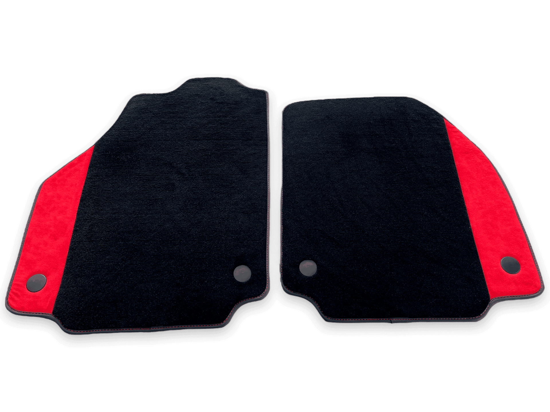 Floor Mats For Ferrari 458 Speciale (2012-2015) Red Alcantara Leather - AutoWin