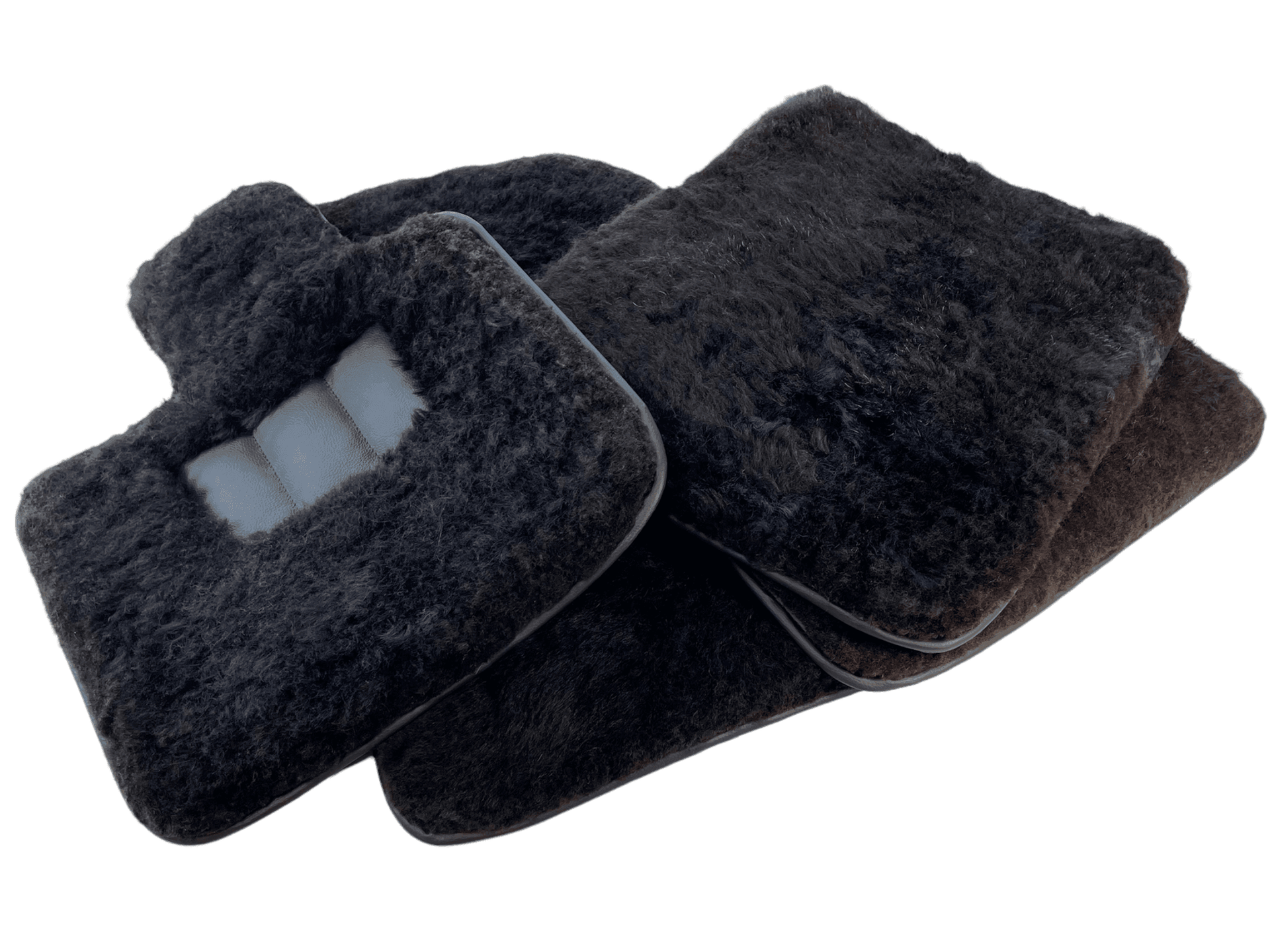 Genuine Sheepskin Floor Mats Rolls Royce Spectre (2023-2024) Er56 Design Brand - AutoWin