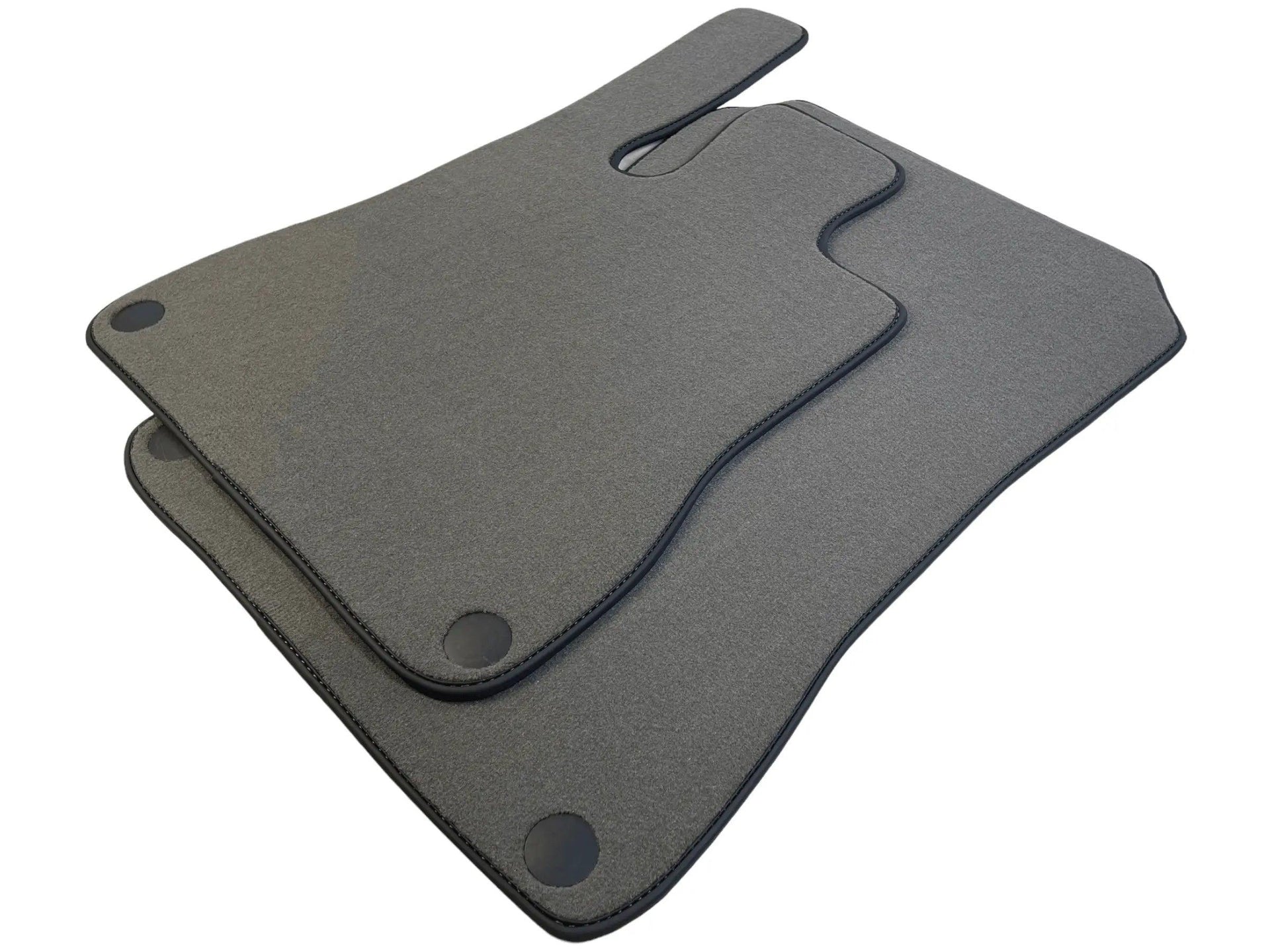 Gray Floor Mats For Mercedes-Benz SLK R172 (2011-2023) Black Trim - AutoWin