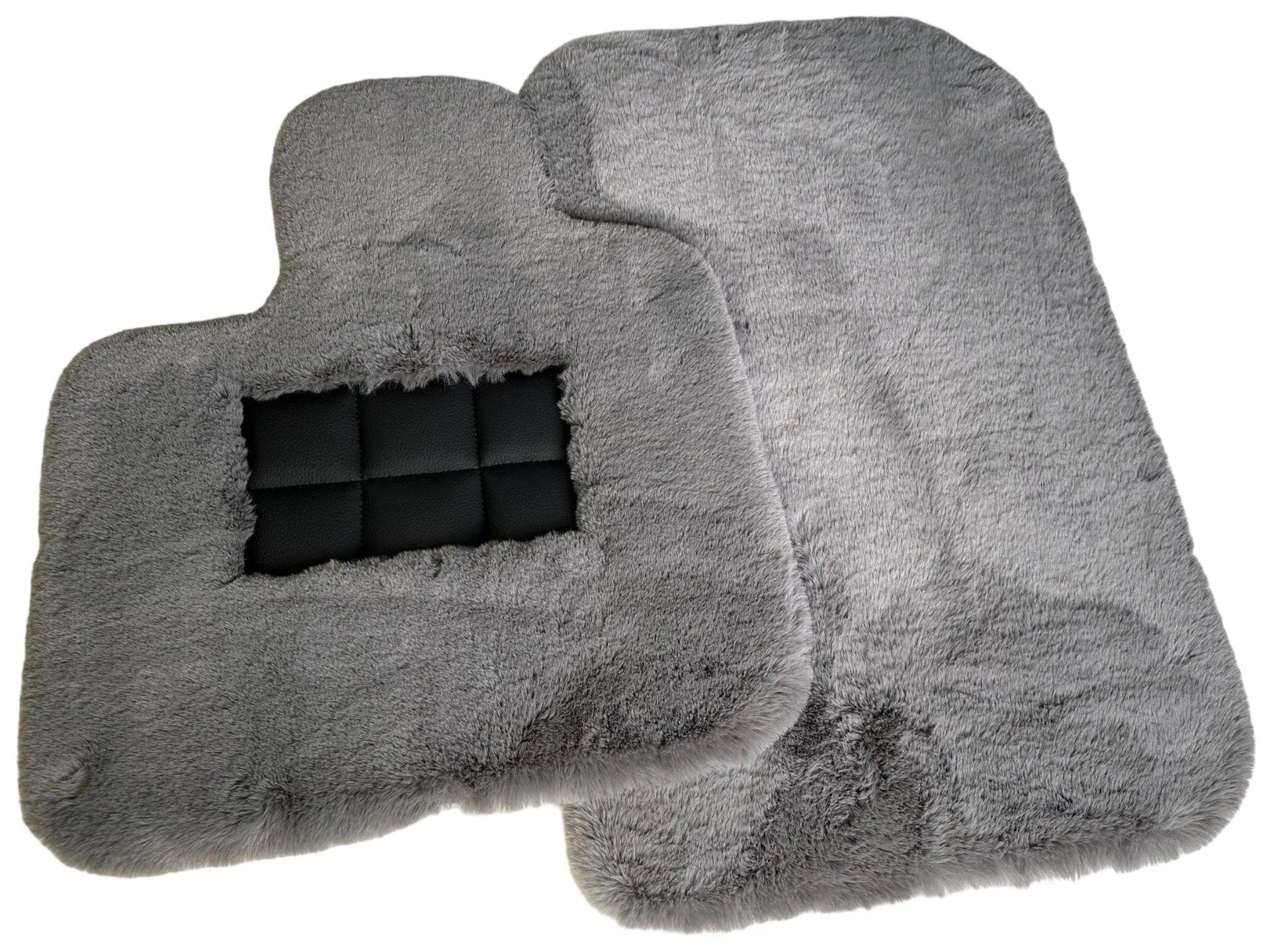 Gray Sheepskin Floor Mats For Bentley Flying Spur (2005-2013) Er56 Design Brand - AutoWin