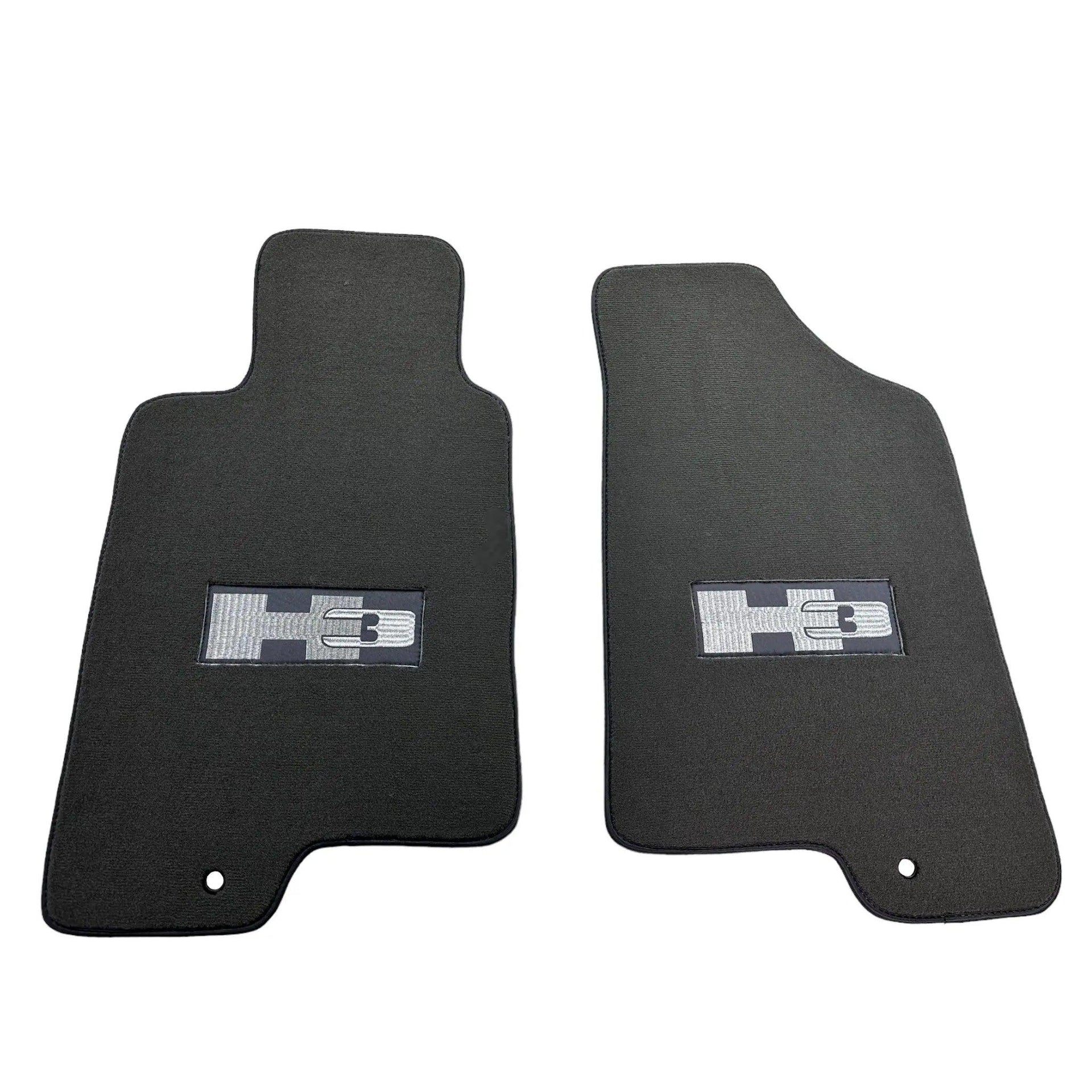 Grey Floor Mats For Hummer H3 (2005-2010) - AutoWin