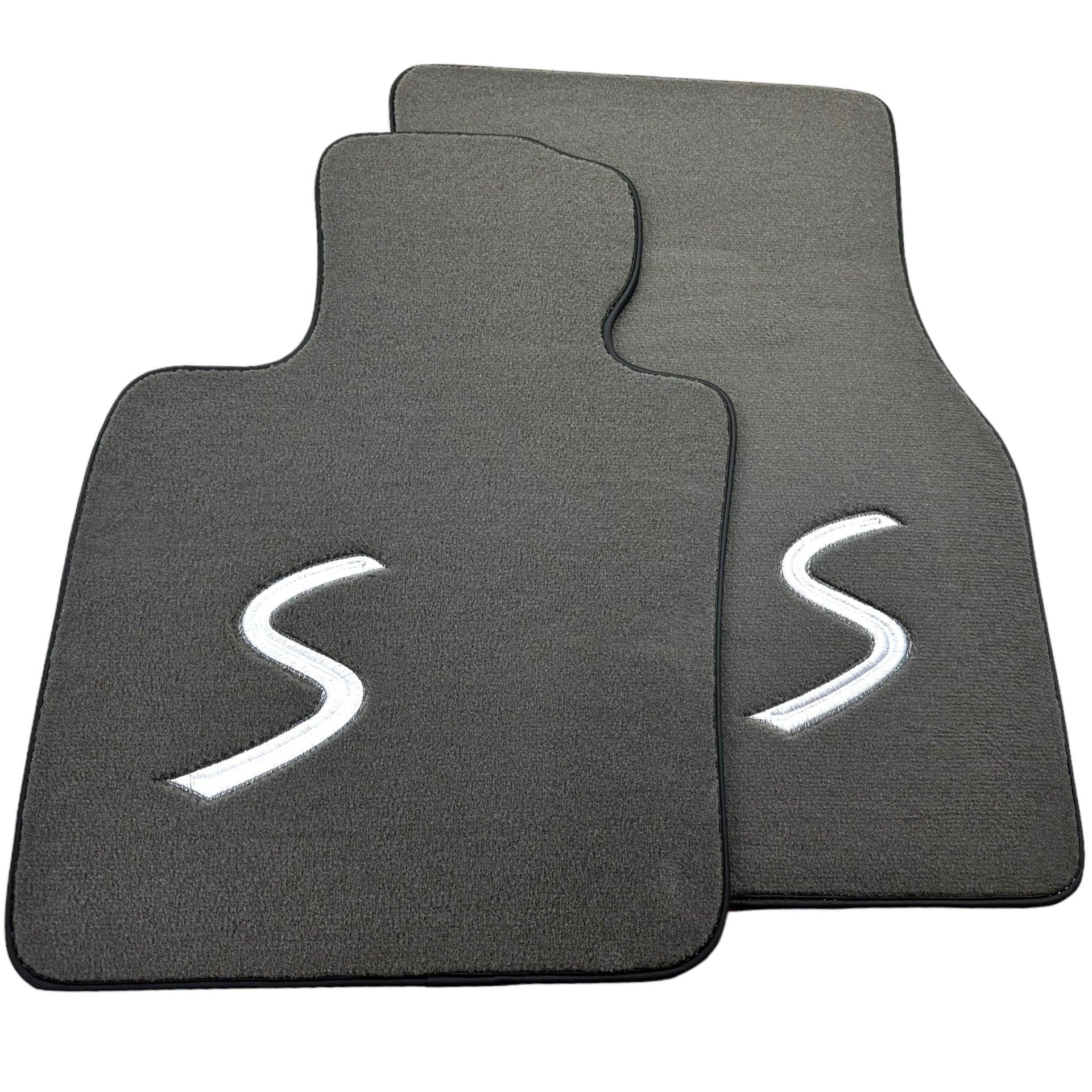 Grey Floor Mats for Mini Cooper / One R53 (2001-2007) Cooper S - AutoWin