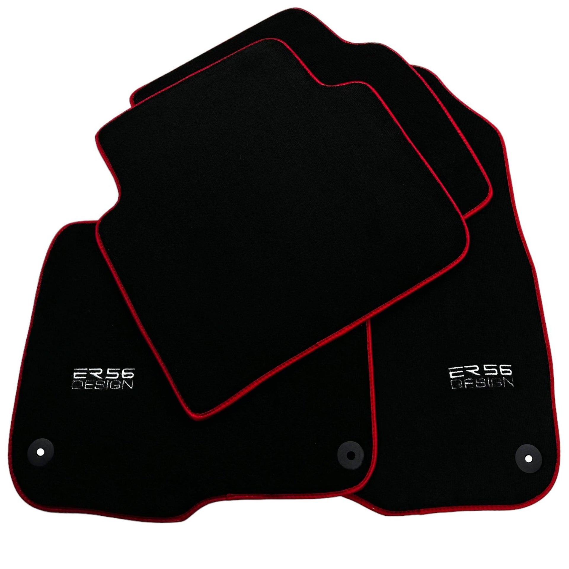 Black Floor Mats For Honda CR-V (2017-2022) ER56 Design - AutoWin
