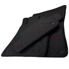 Leather Floor Mats For Mercedes Benz E-Class W213 Sedan (2016-2020) ER56 Design - AutoWin