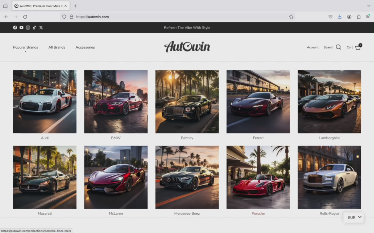 Porsche Floor Mats - AutoWin