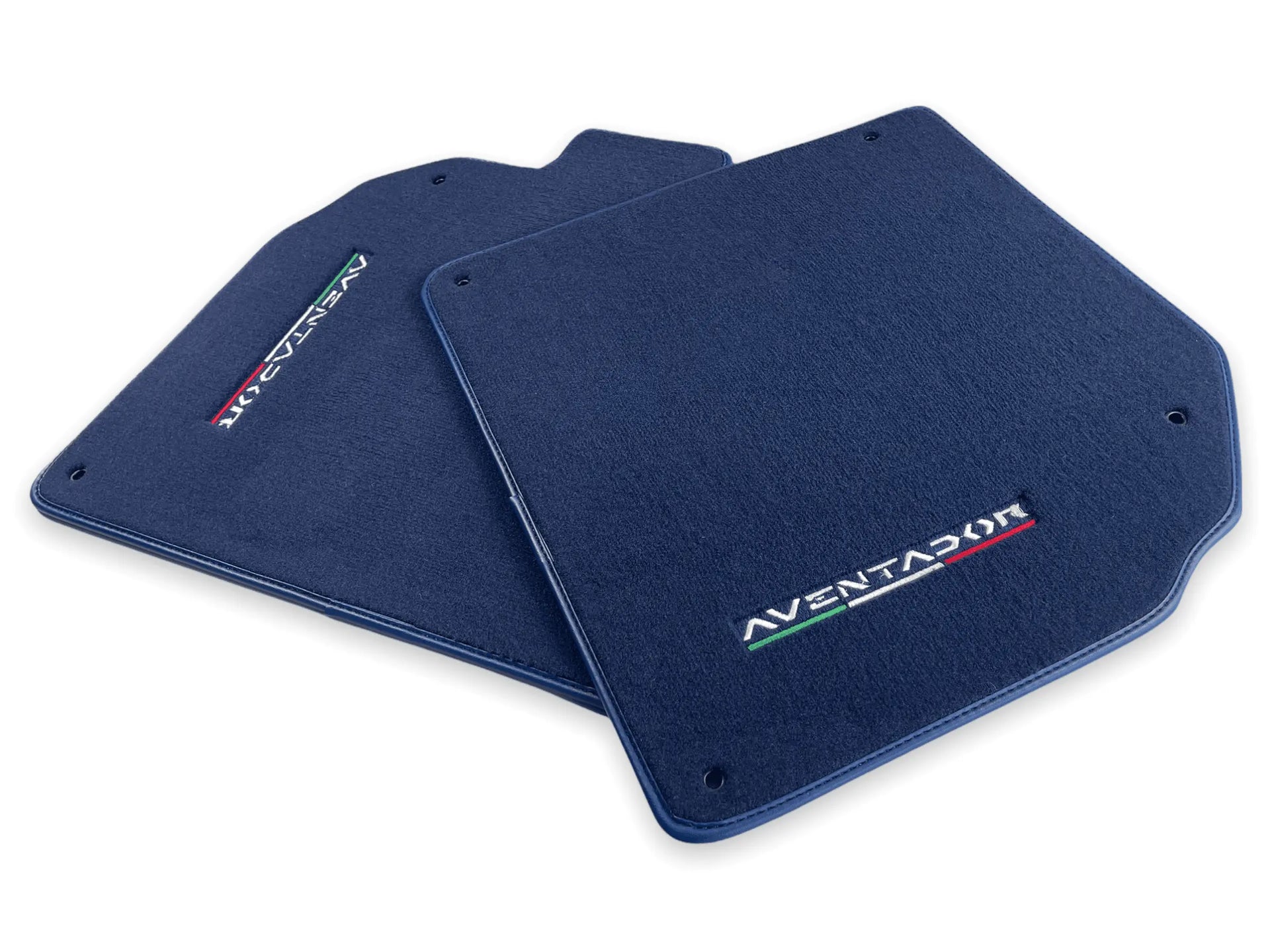 Floor Mats for Lamborghini Aventador Dark Blue Color - AutoWin