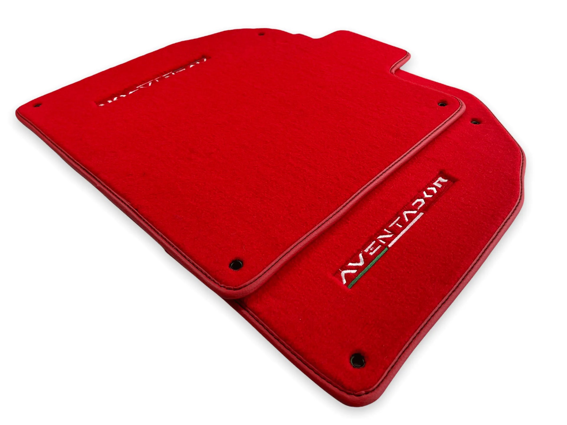Floor Mats for Lamborghini Aventador Red Color Carpet - AutoWin