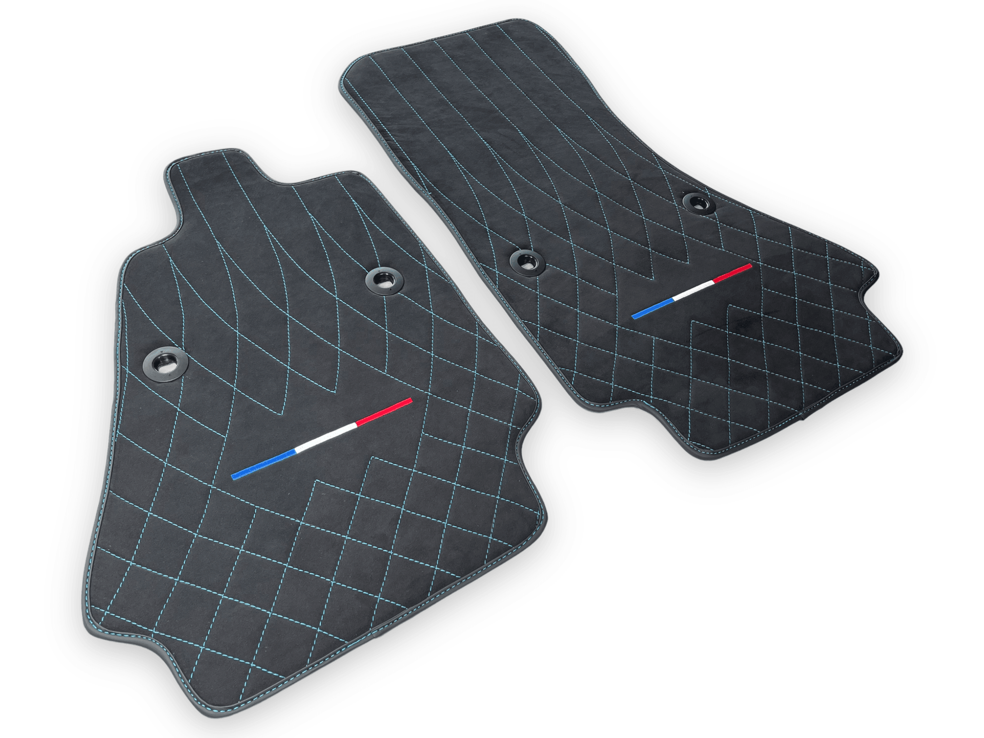 Alcantara Leather Floor Mats For Bugatti Chiron Limited Edition - AutoWin