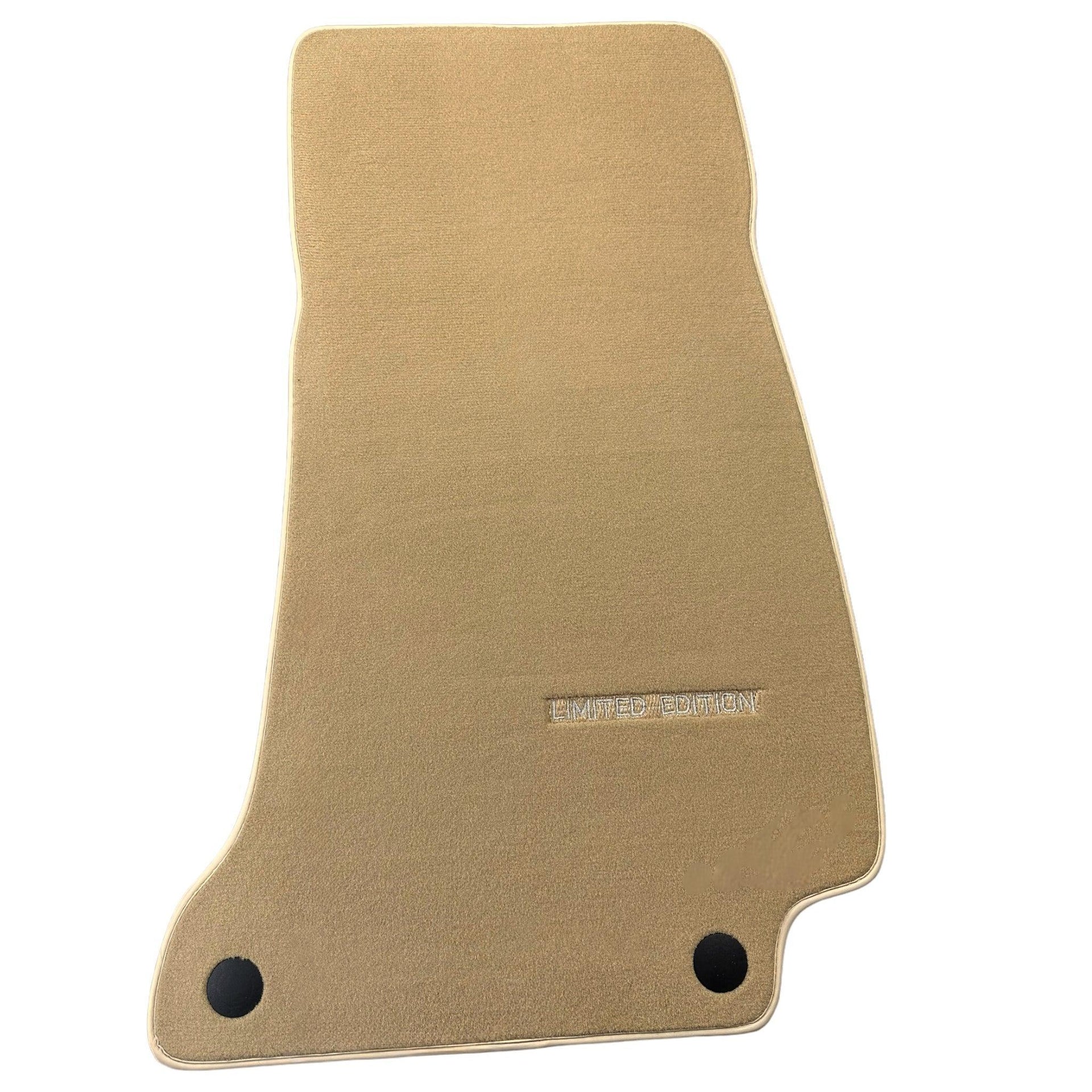 Beige Floor Mats For Mercedes Benz C-Class C205 Coupe (2015-2018) | Limited Edition - AutoWin