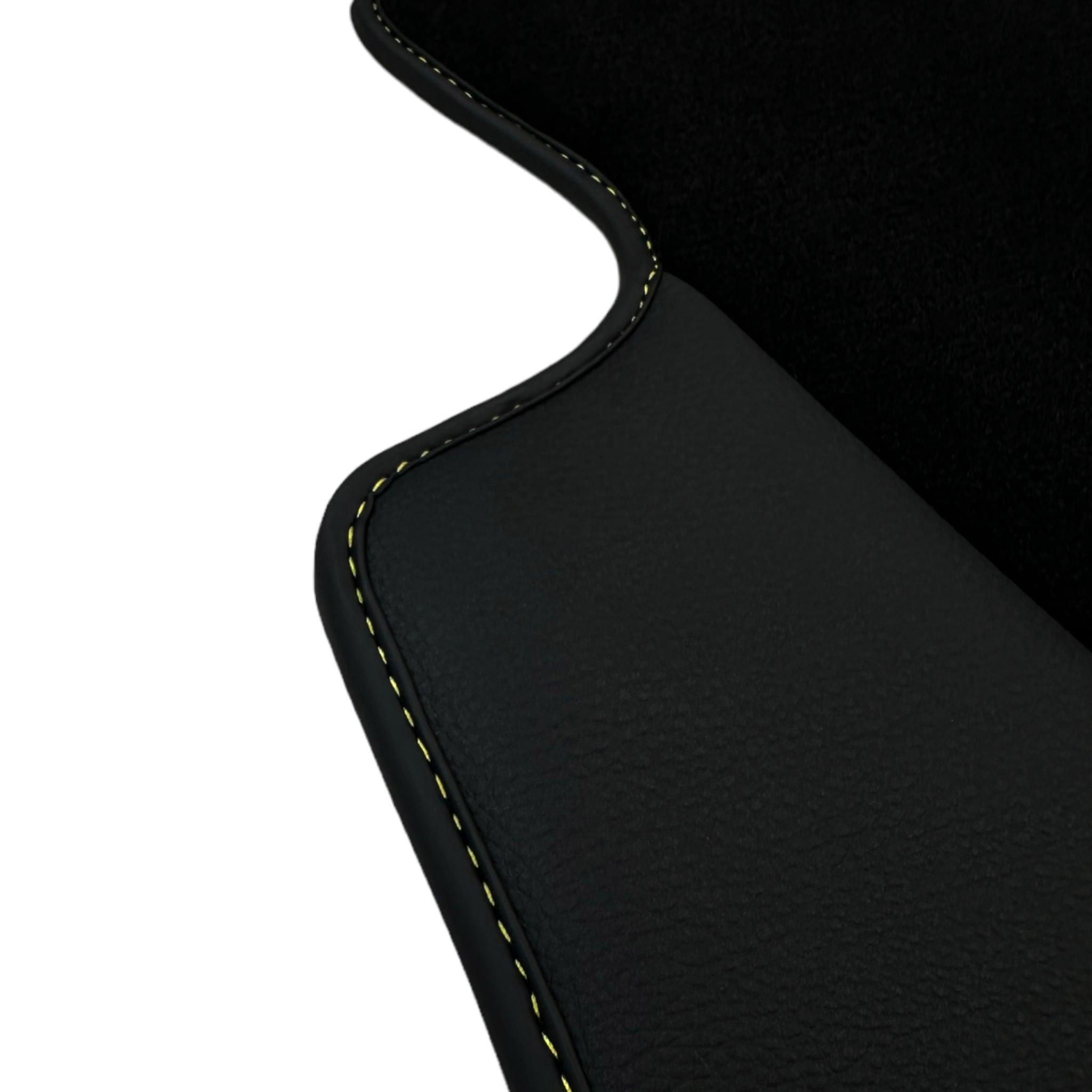 Black Floor Mats for Audi A4 - B6 Avant (2001-2004) | Fighter Jet Edition - AutoWin