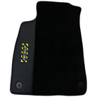 Black Floor Mats for Audi A6 - C8 Allroad Quattro (2019-2023) | Fighter Jet Edition - AutoWin