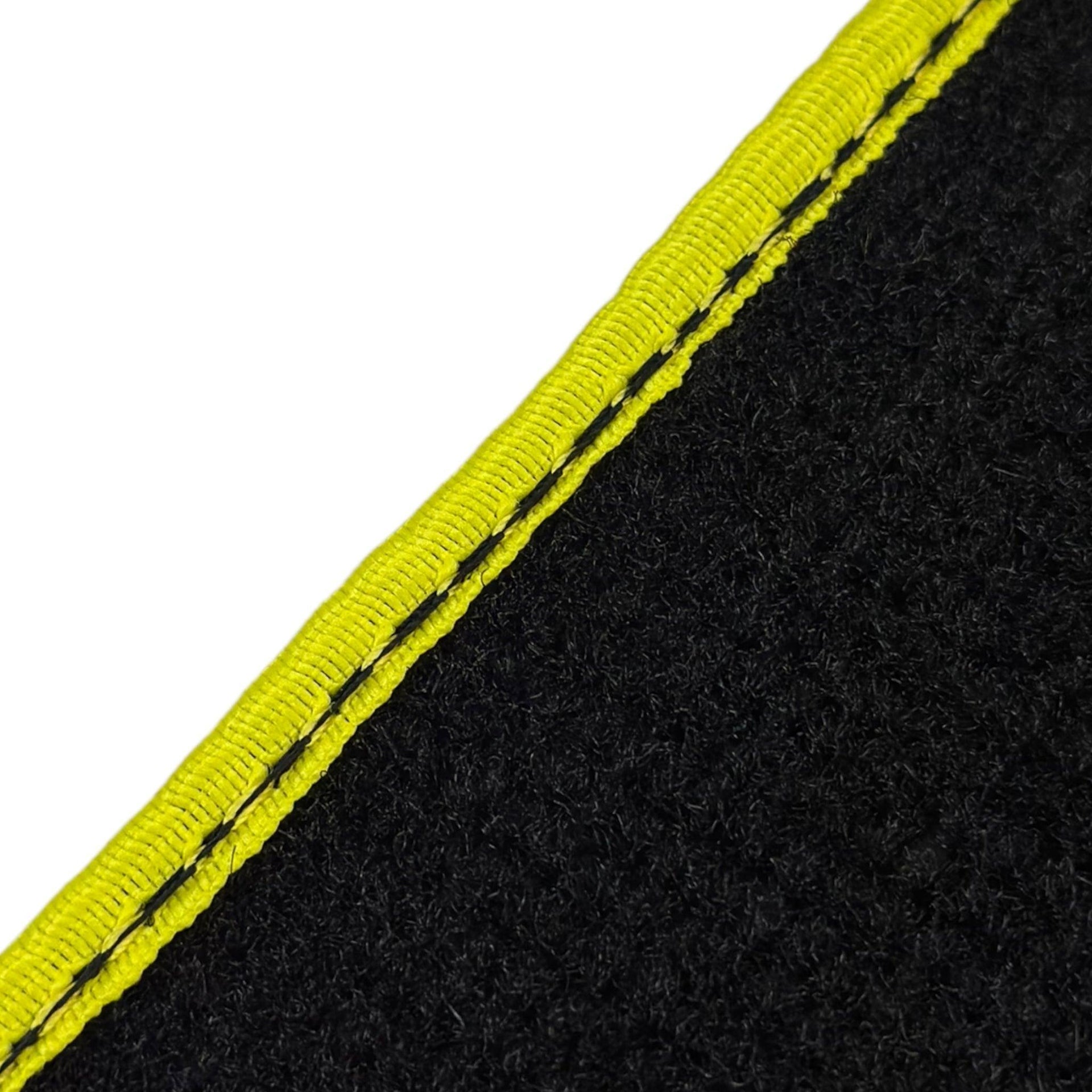 Black Floor Mats For BMW X2 Series F39 | Yellow Trim - AutoWin