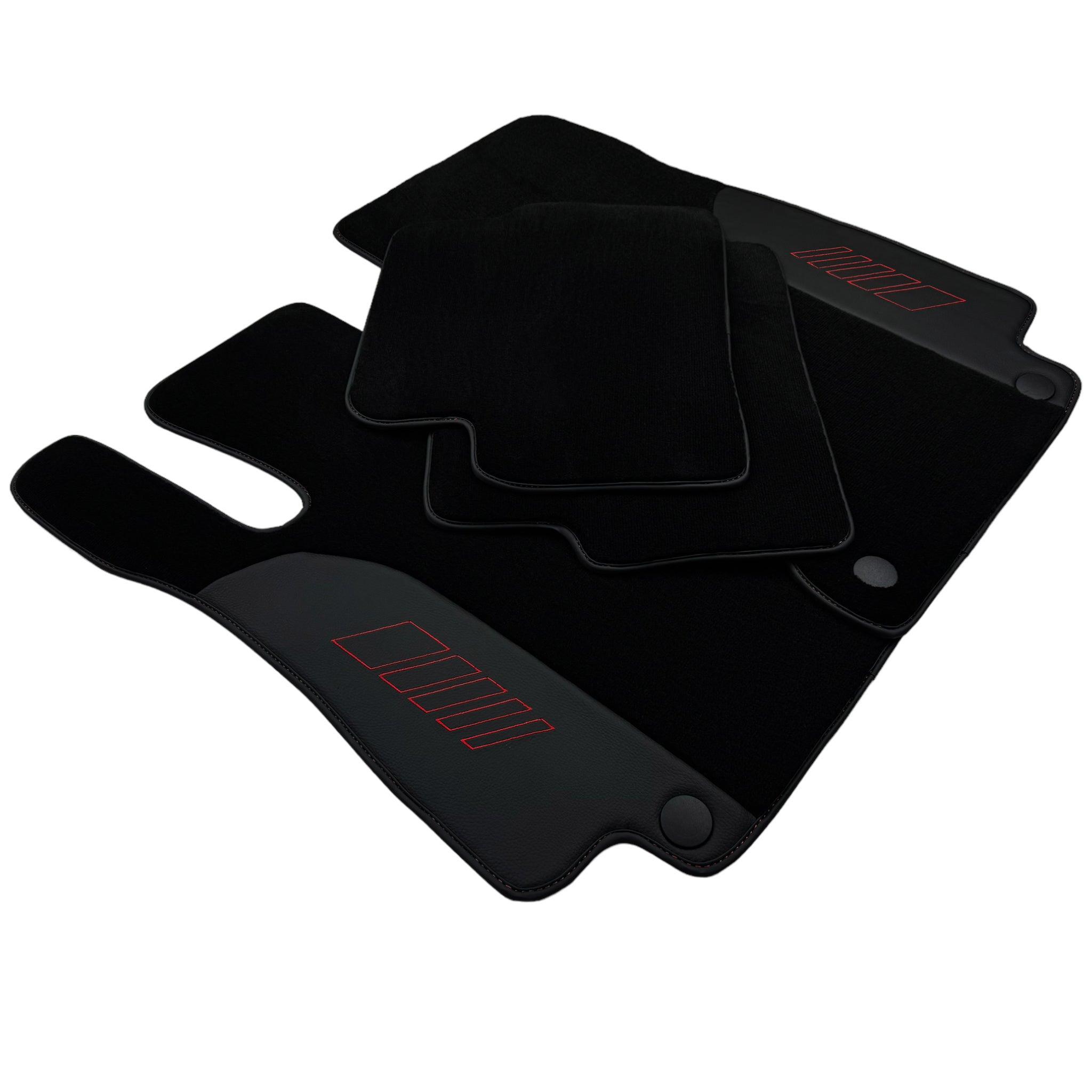 Black Floor Mats For Mercedes Benz B-Class W246 4Matic (2011-2019) | AutoWin Edition - AutoWin