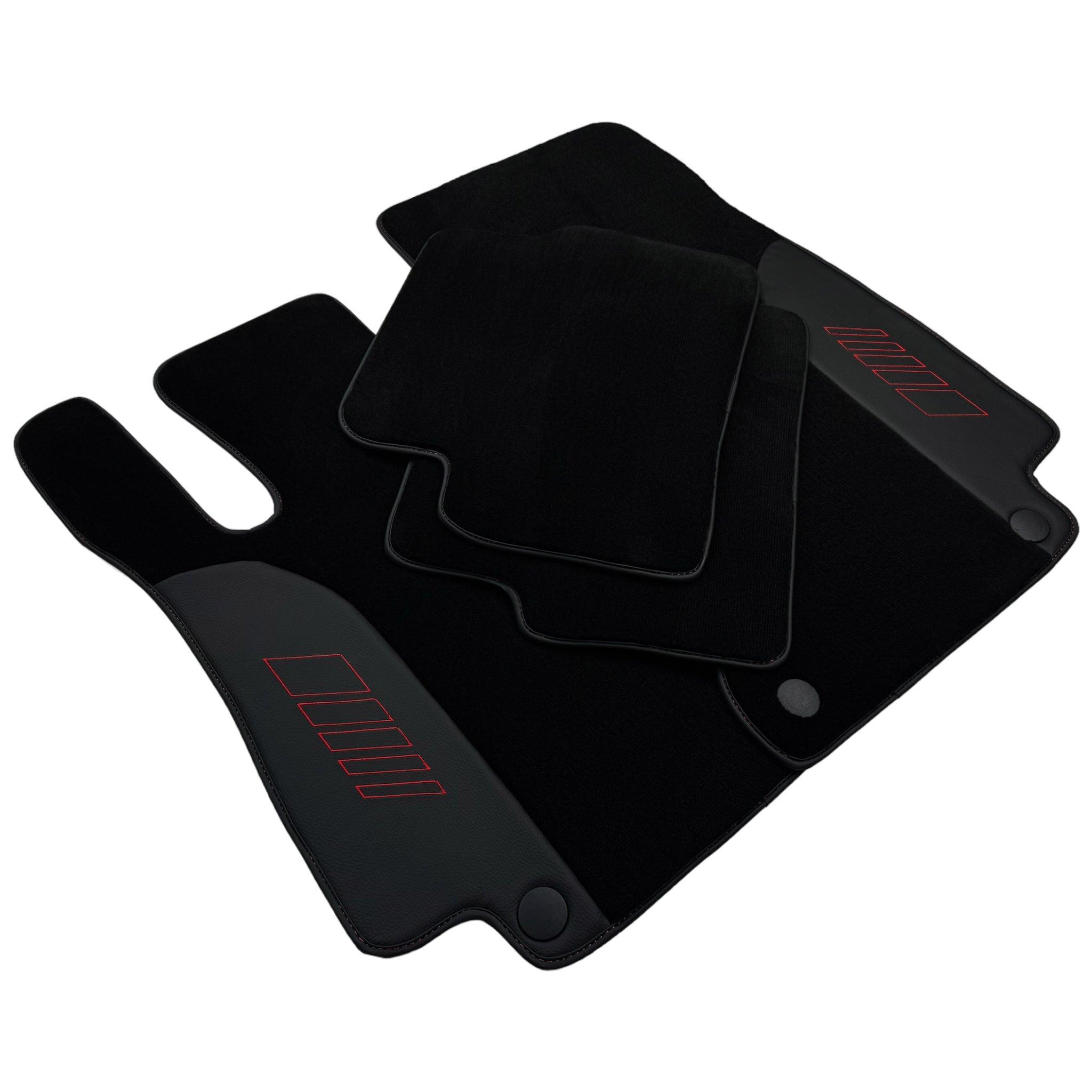 Black Floor Mats For Mercedes Benz EQS-Class X296 (2022-2023) | AutoWin Edition - AutoWin