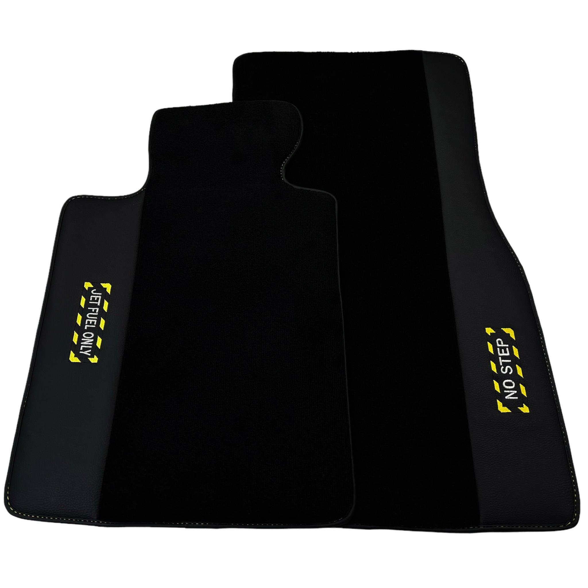 Black Mats For BMW 6 Series E24 Coupe | Fighter Jet Edition - AutoWin