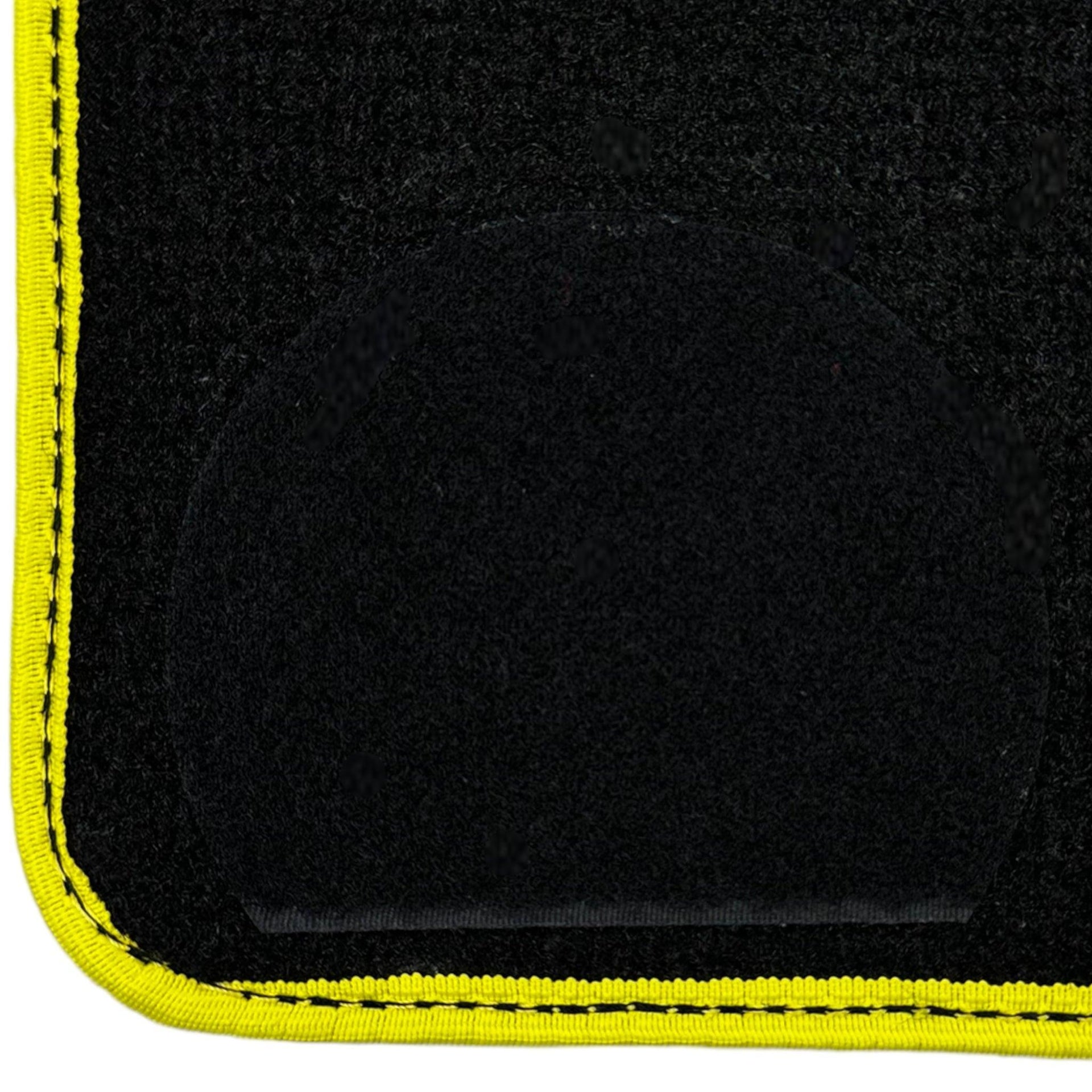 Black Mats For BMW M3 E46 | Yellow Trim - AutoWin
