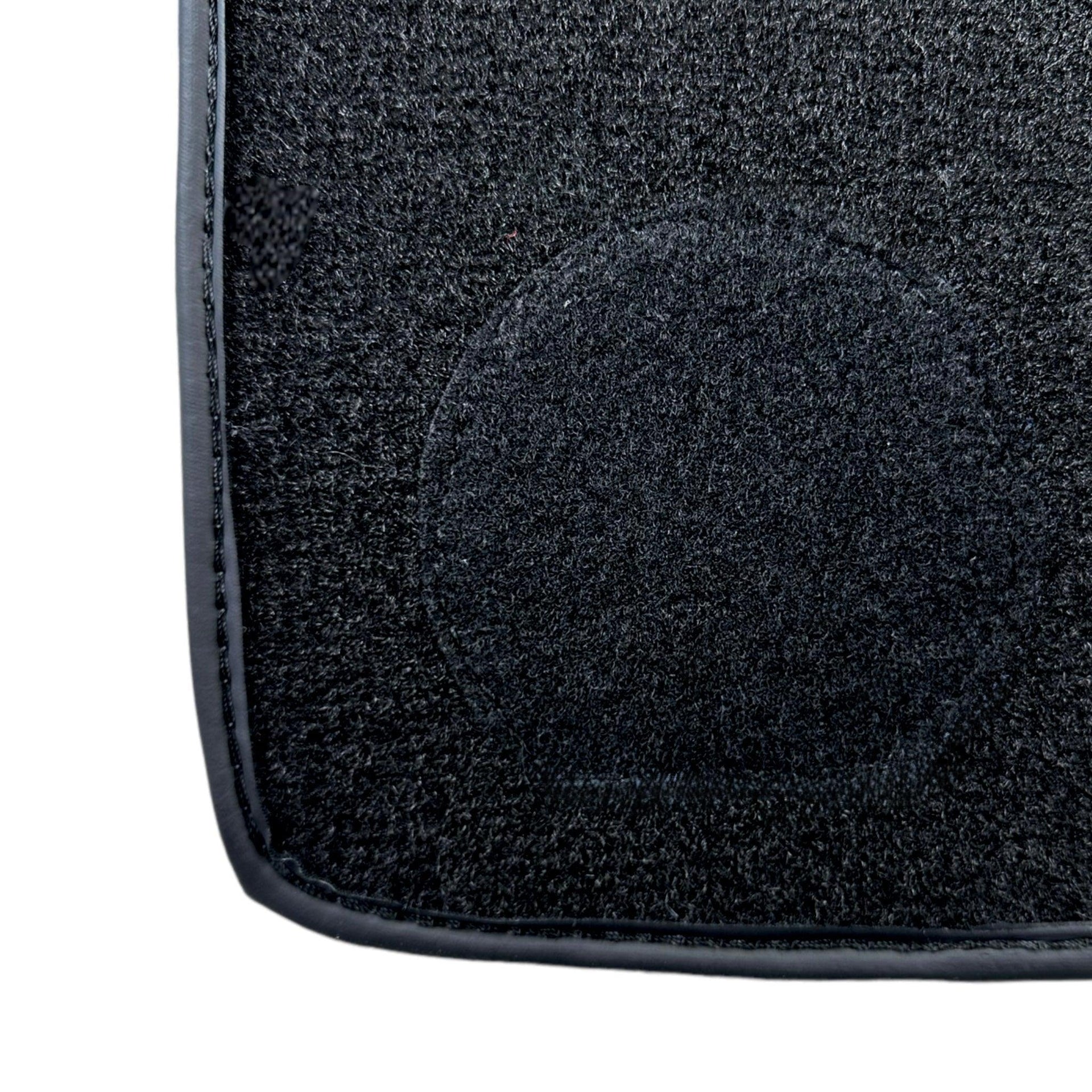 Black Sheepskin Floor Mats For BMW X5M F95 SUV No Steps Edition - AutoWin