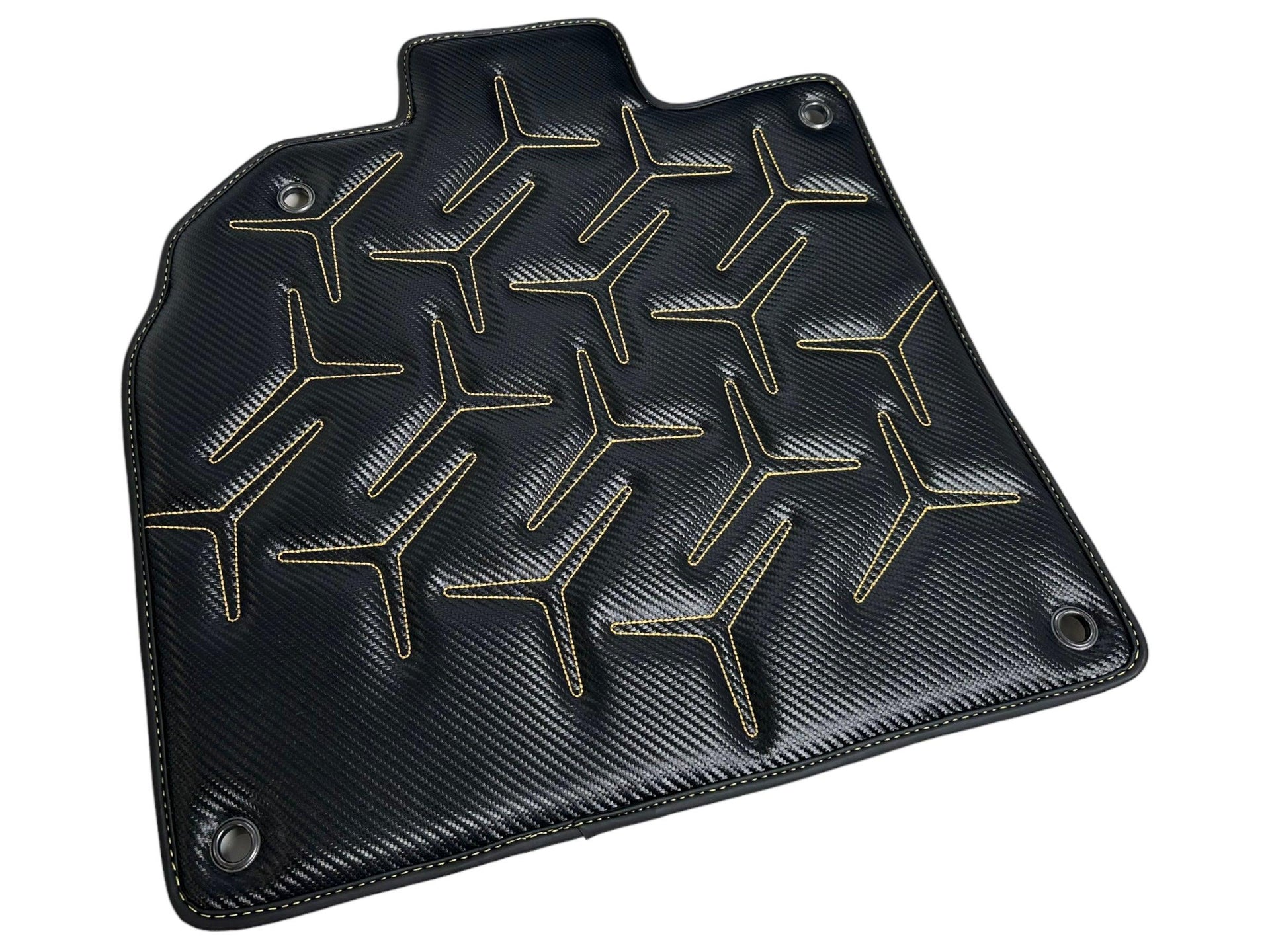 Carbon Leather Floor Mats for Lamborghini Aventador SV - AutoWin