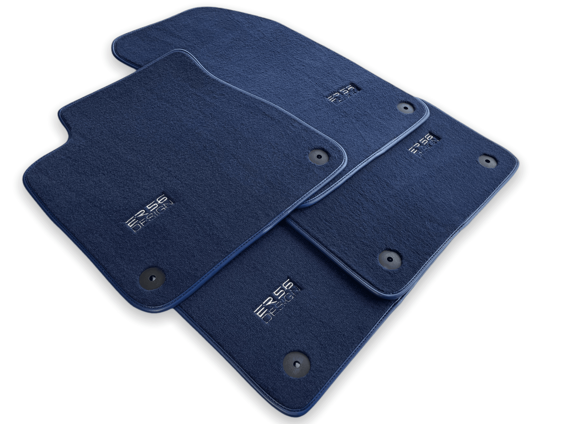 Dark Blue Floor Mats for Audi Q8 (2018-2023) | ER56 Design - AutoWin