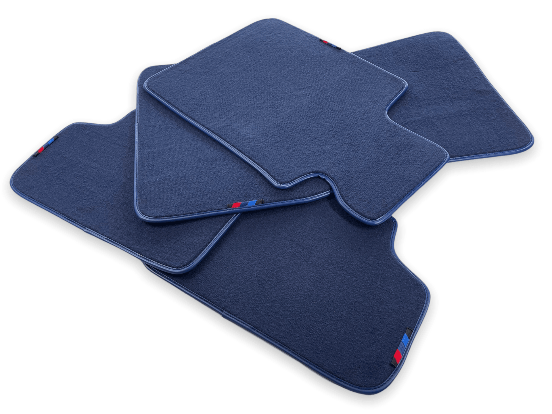 Dark Blue Floor Mats For BMW 4 Series F32 With M Package - AutoWin