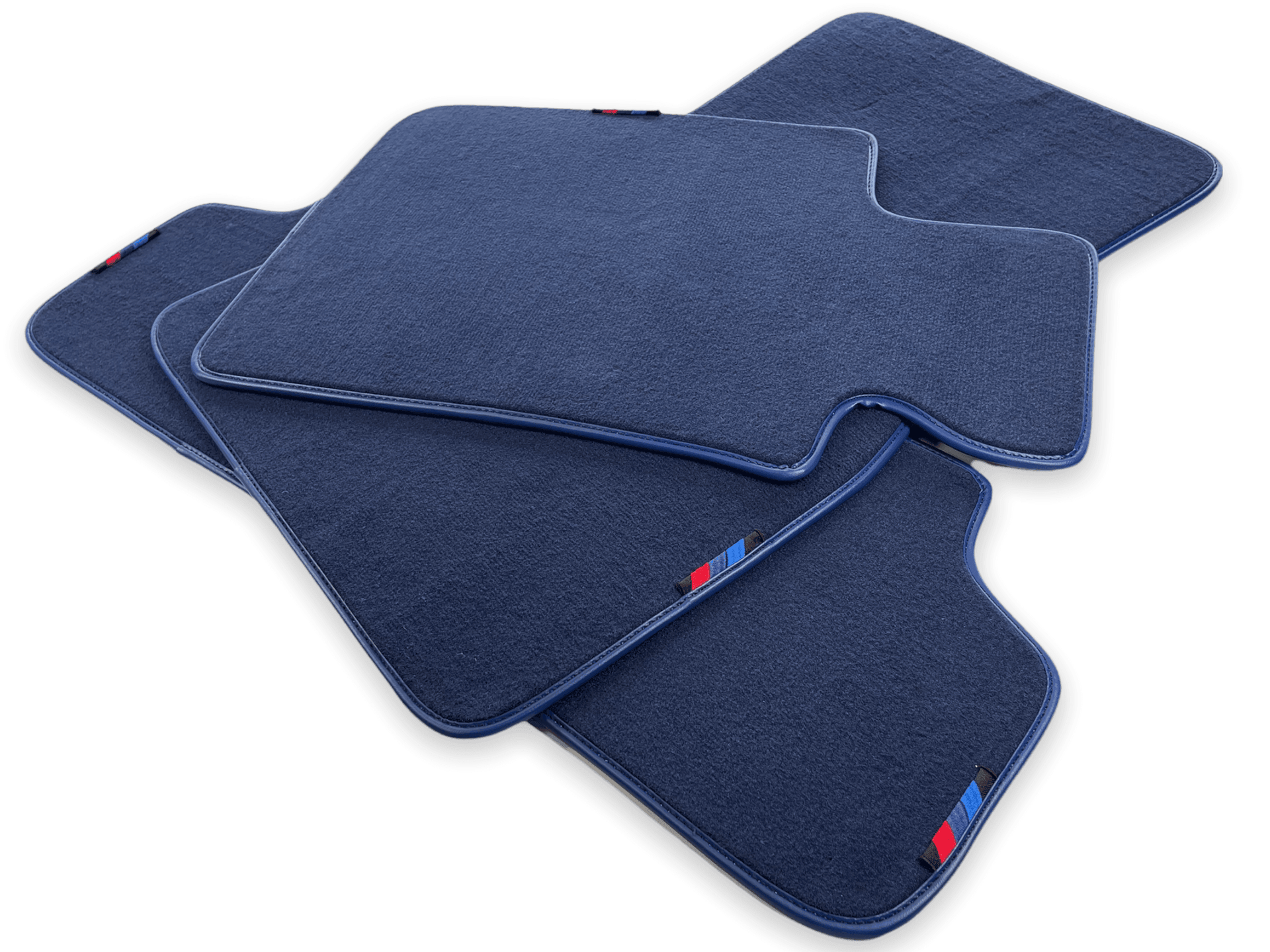 Dark Blue Mats For BMW 3 Series E46 4-door Sedan With M Package - AutoWin