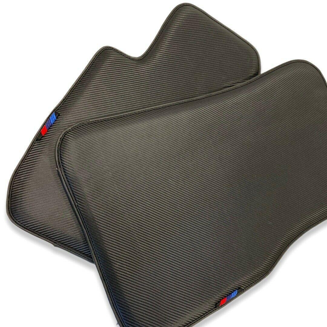 Floor Mats For BMW 8 Series E31 2-door Coupe Autowin Brand Carbon Fiber Leather - AutoWin