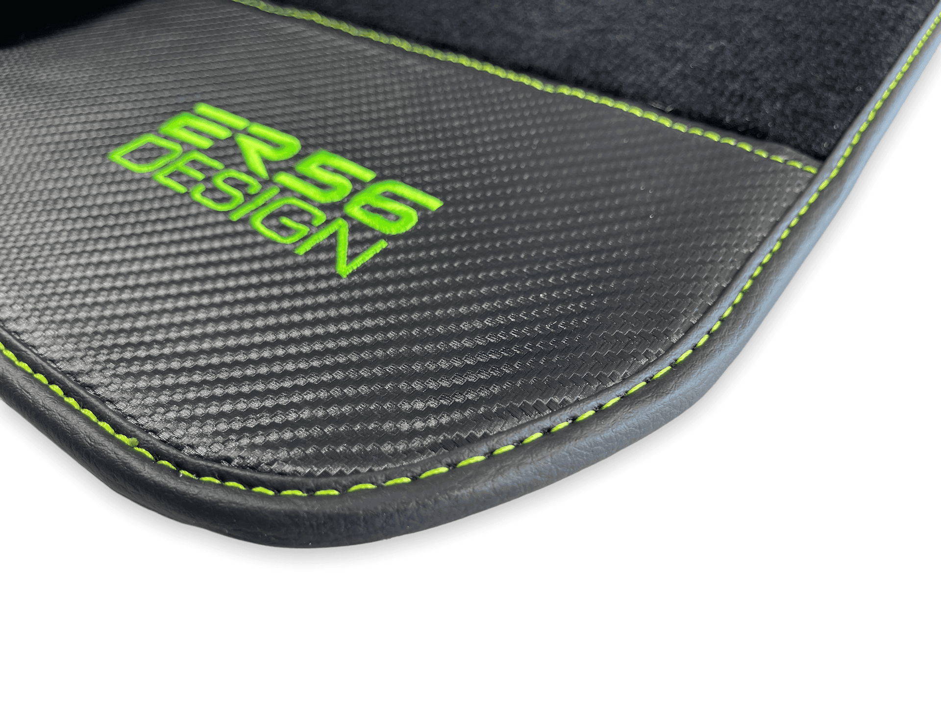 Floor Mats For BMW X6M E71 SUV Carbon Leather Er56 Design - AutoWin