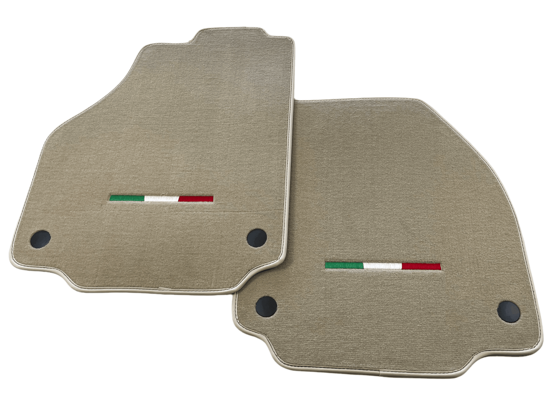 Floor Mats For Ferrari 458 Spider 2012-2015 Beige Italian Edition - AutoWin