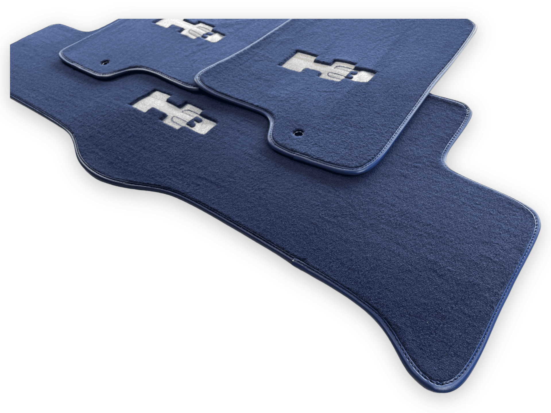 Floor Mats For Hummer H3 2005-2010 Tailored Dark Blue Color Carpets - AutoWin