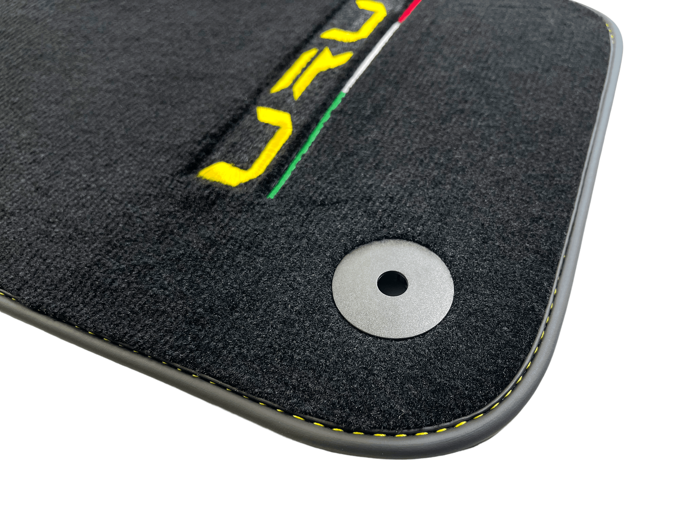 Floor Mats For Lamborghini Urus Black Tailored Yellow Edition - AutoWin