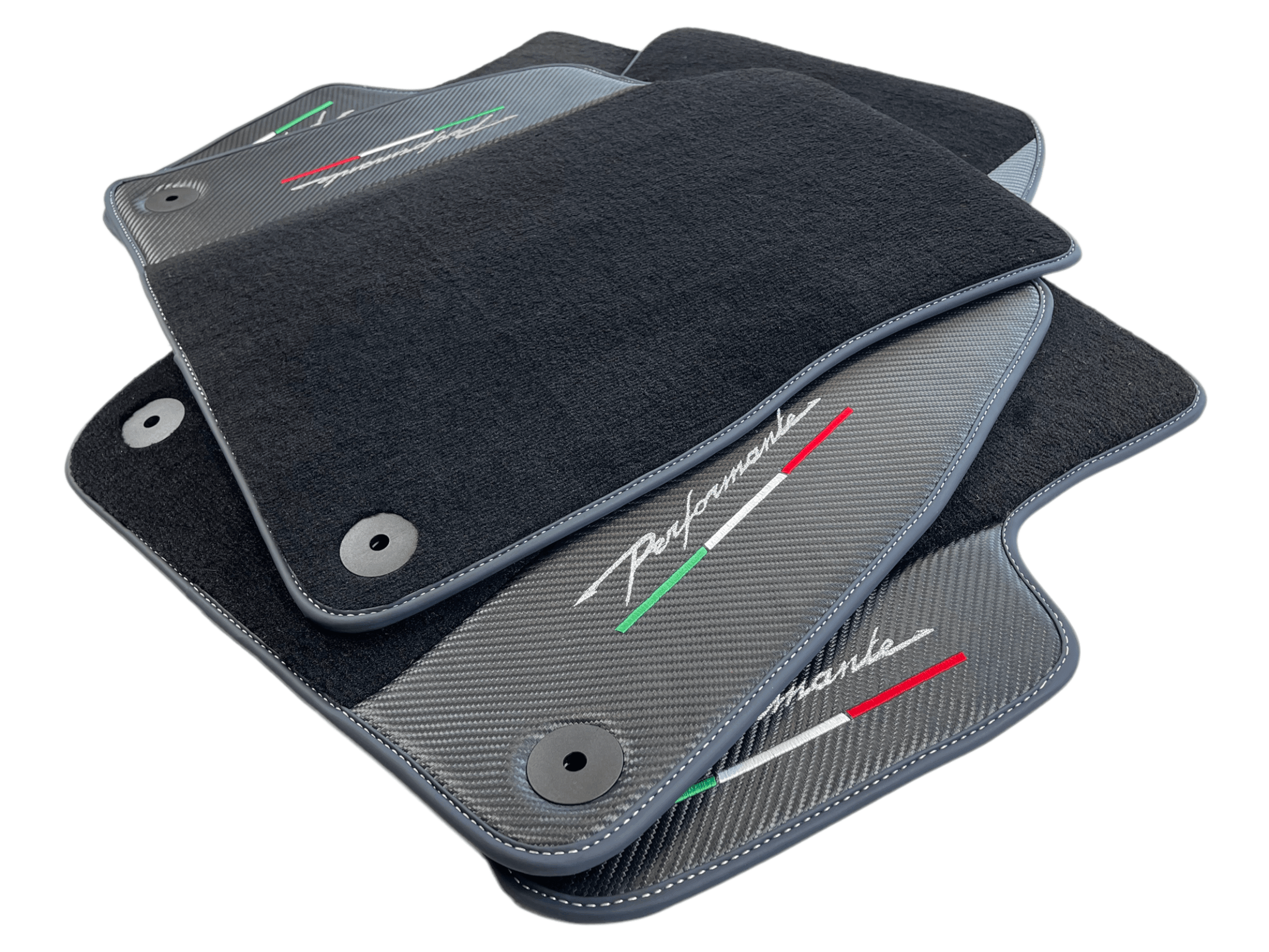 Floor Mats For Lamborghini Urus Performante With Carbon Leather - AutoWin