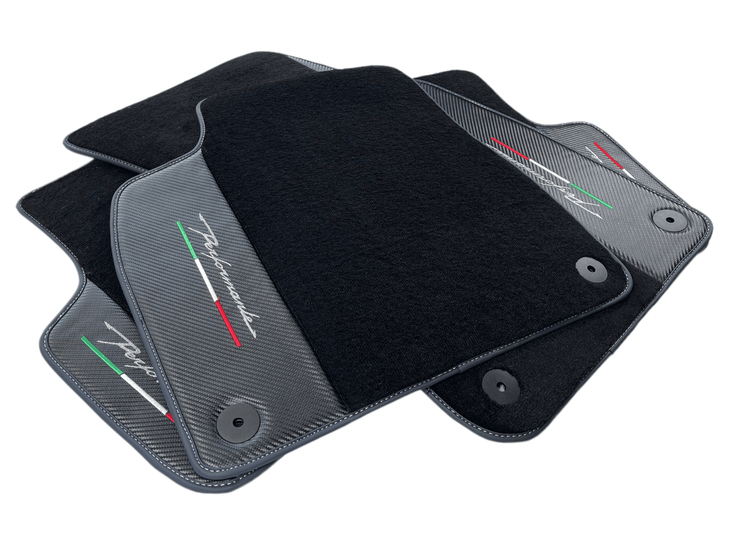 Floor Mats For Lamborghini Urus Performante With Carbon Leather - AutoWin