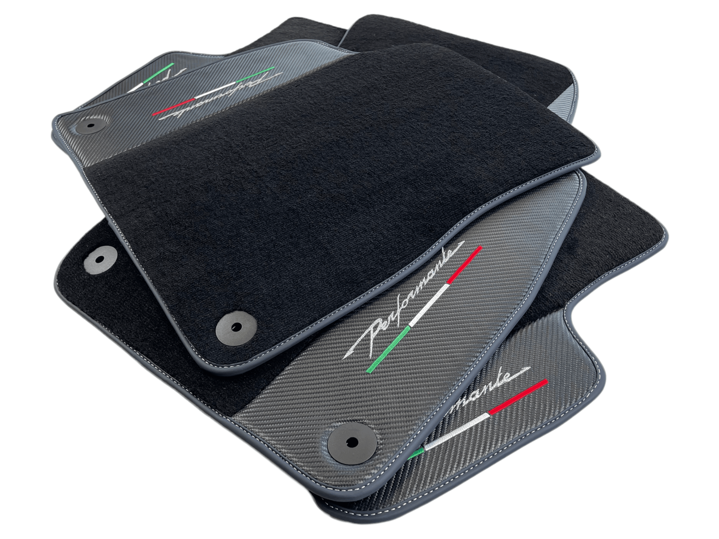 Floor Mats For Lamborghini Urus Performante With Carbon Leather - AutoWin