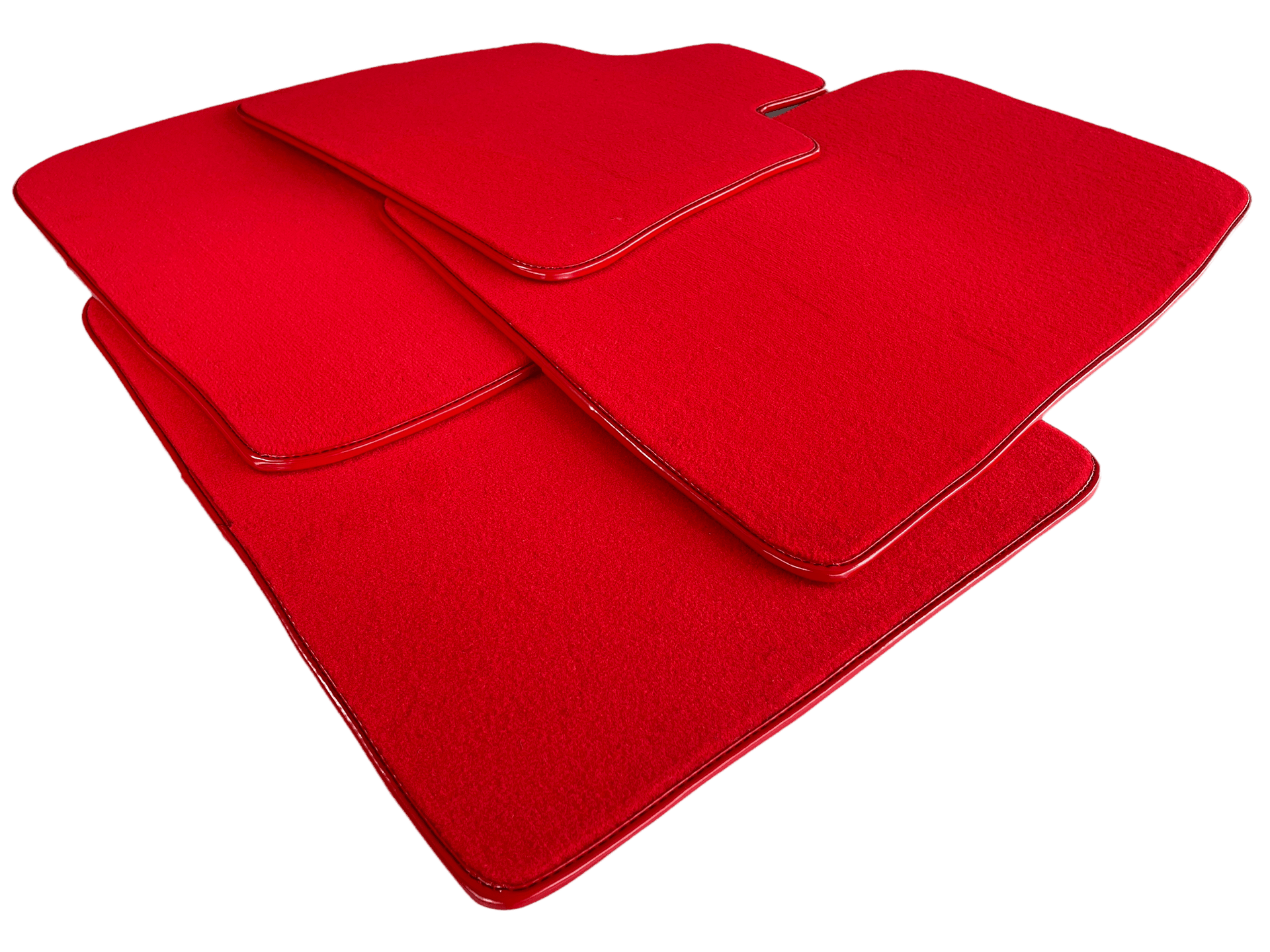 Floor Mats For Rolls Royce Wraith 2013-2023 Red - AutoWin