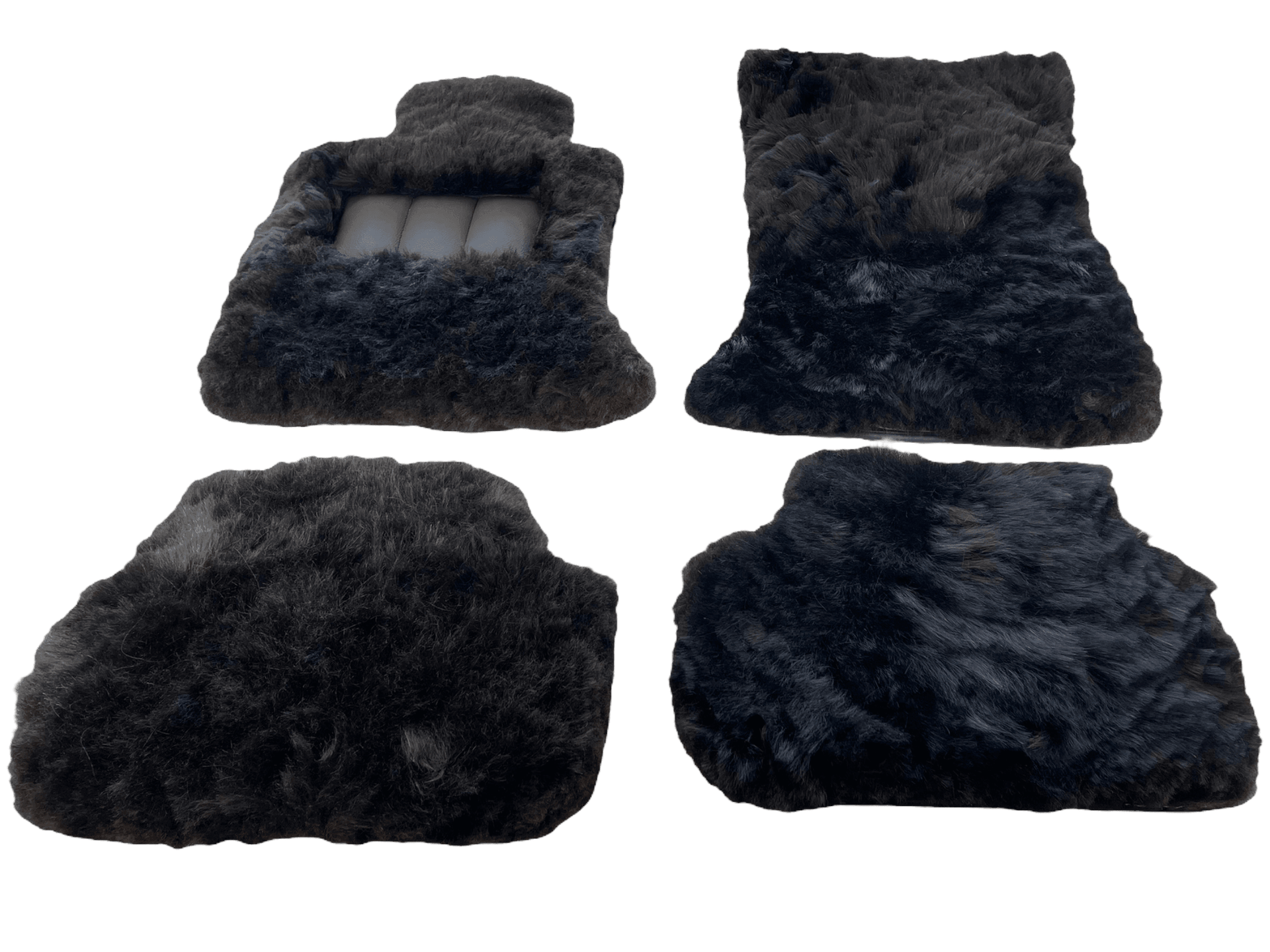 Genuine Sheepskin Floor Mats Rolls Royce Dawn Rr6 2016-2023 Er56 Design Brand - AutoWin