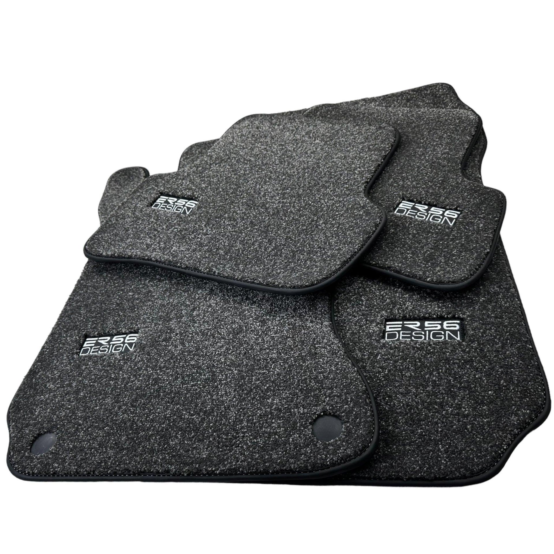 Gray Luxury Floor Mats For Mercedes Benz C-Class C205 Coupe (2015-2018) | ER56 Design - AutoWin