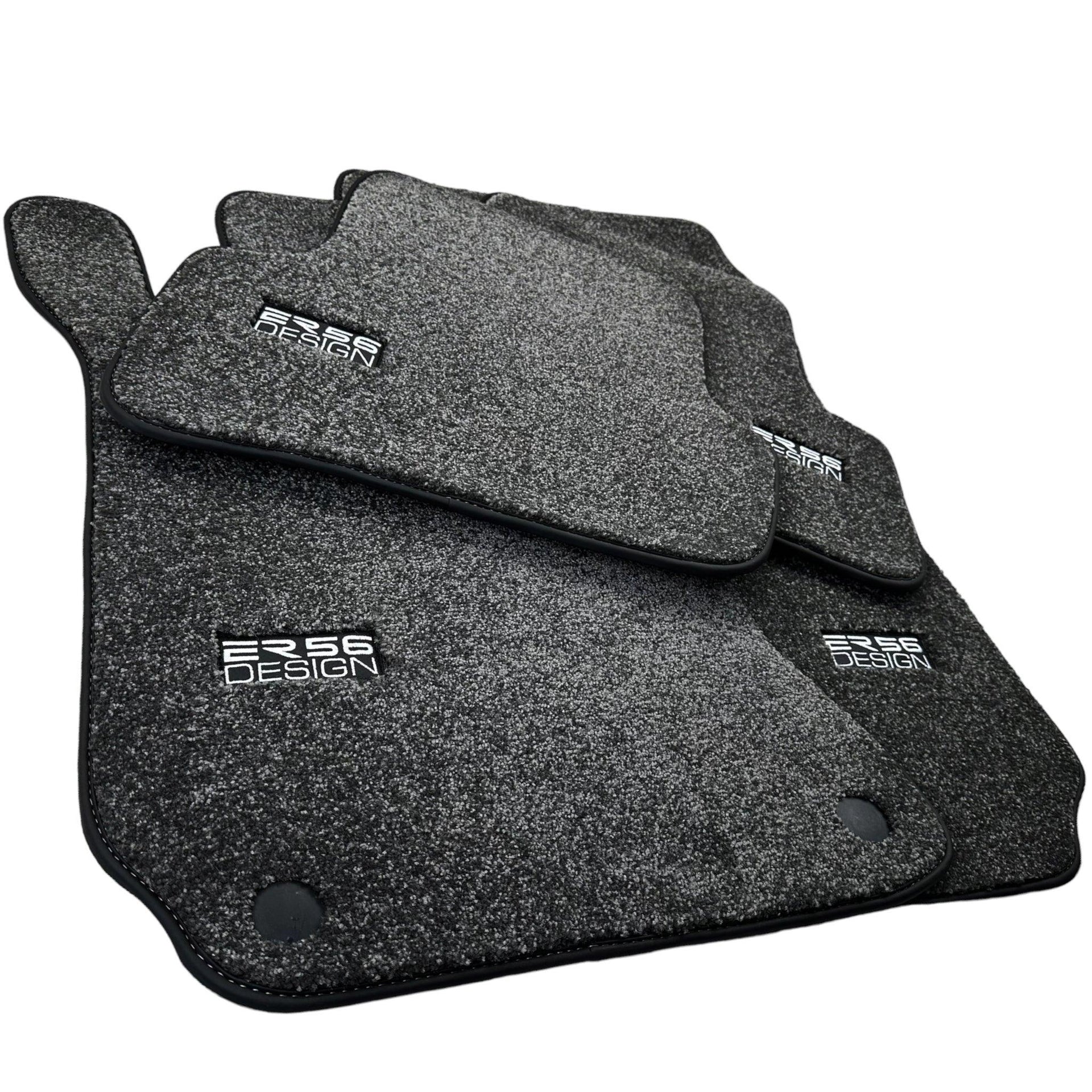 Gray Luxury Floor Mats For Mercedes Benz C-Class C205 Coupe (2015-2018) | ER56 Design - AutoWin