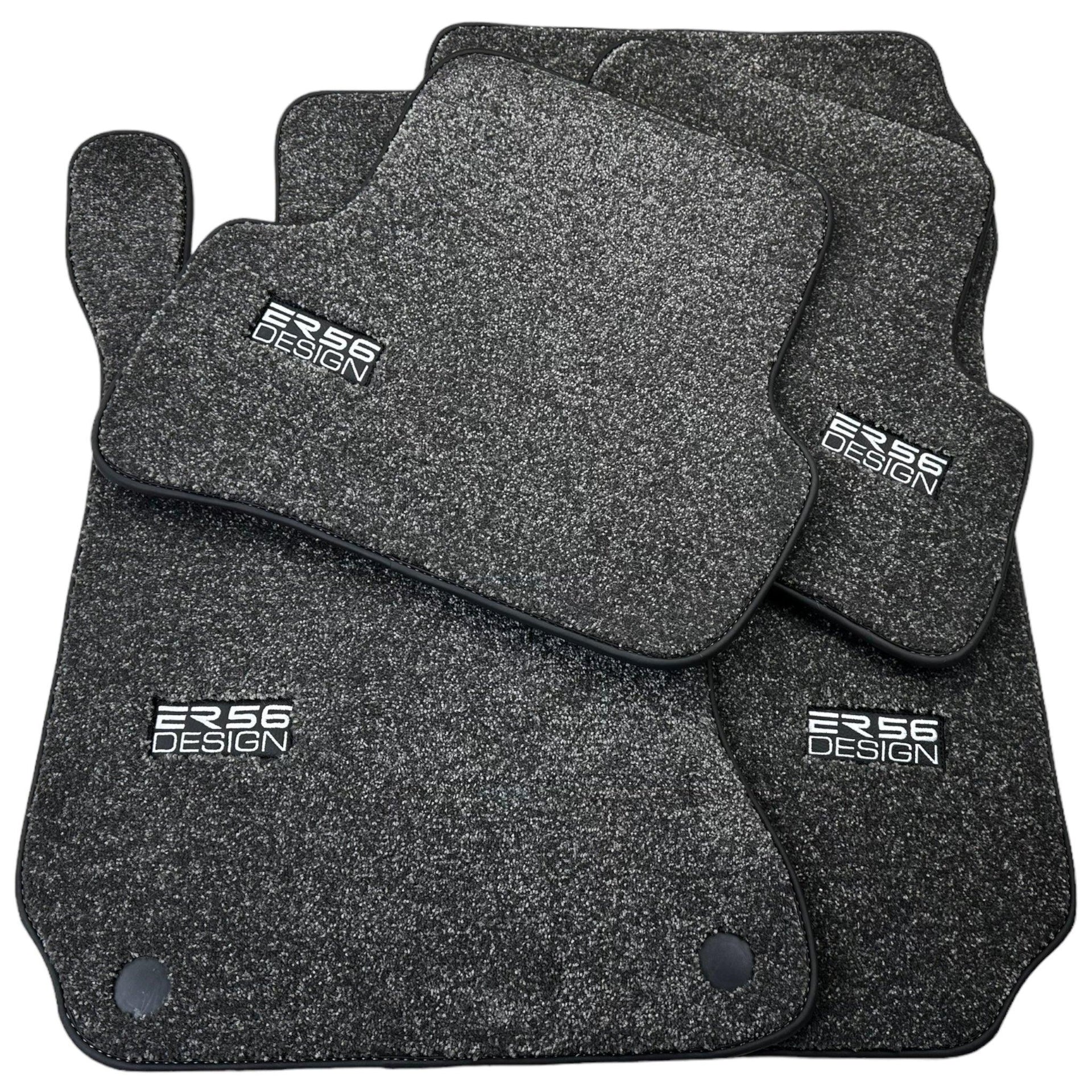 Gray Luxury Floor Mats For Mercedes Benz C-Class W203 Sedan (2000-2007) | ER56 Design - AutoWin