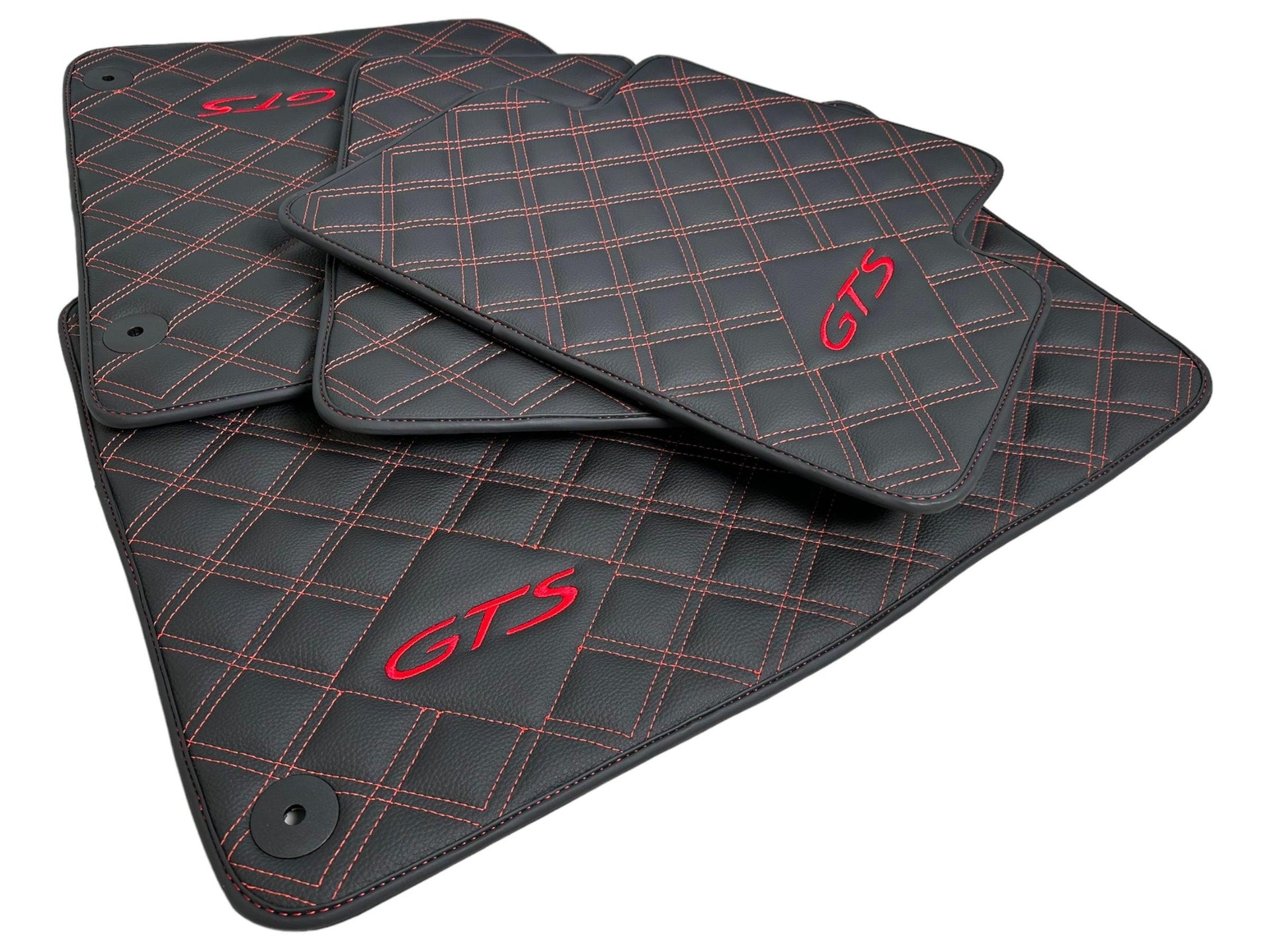 Leather Floor Mats for Porsche Panamera (2009-2016) - AutoWin