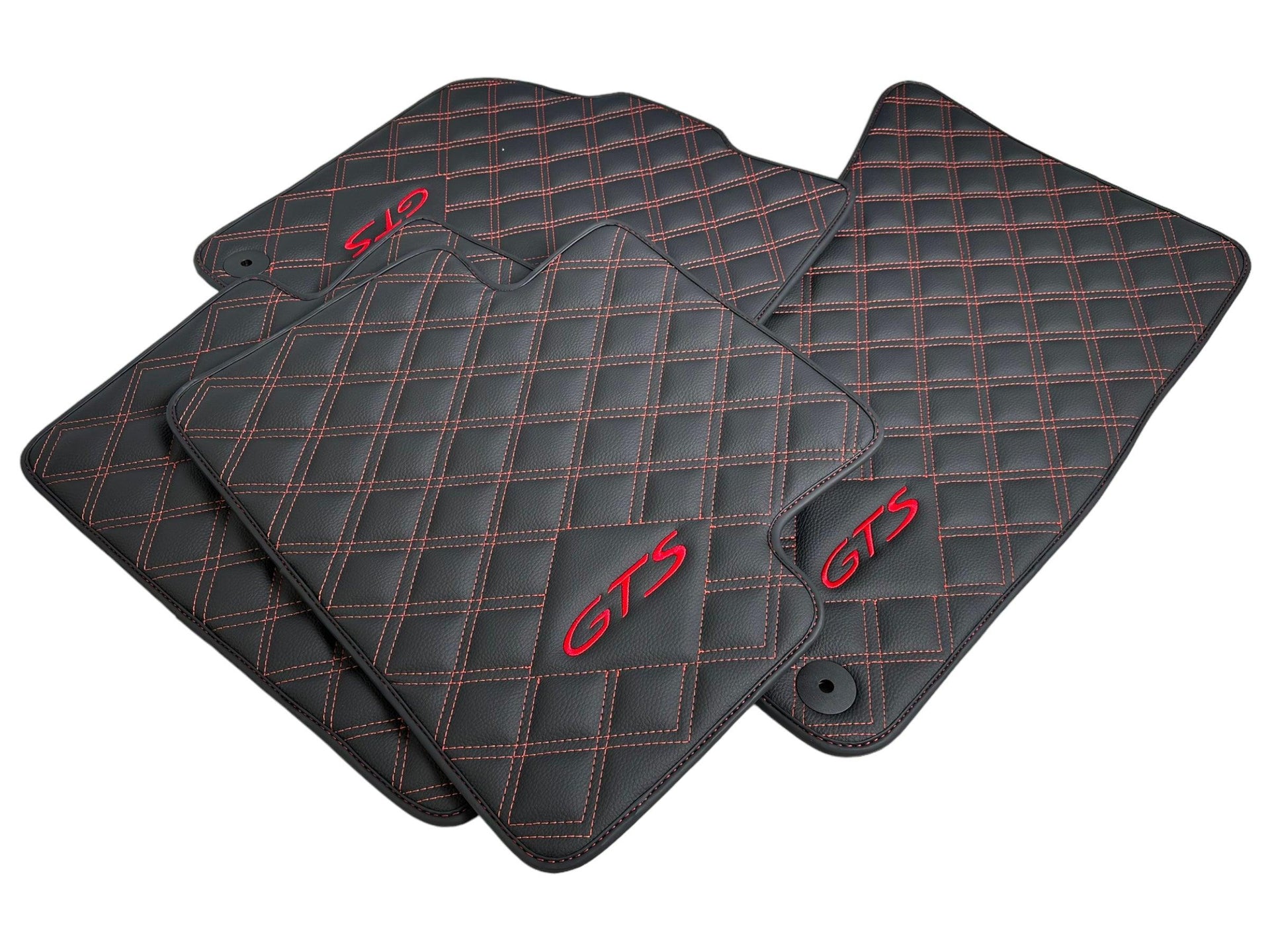 Leather Floor Mats for Porsche Panamera (2009-2016) - AutoWin