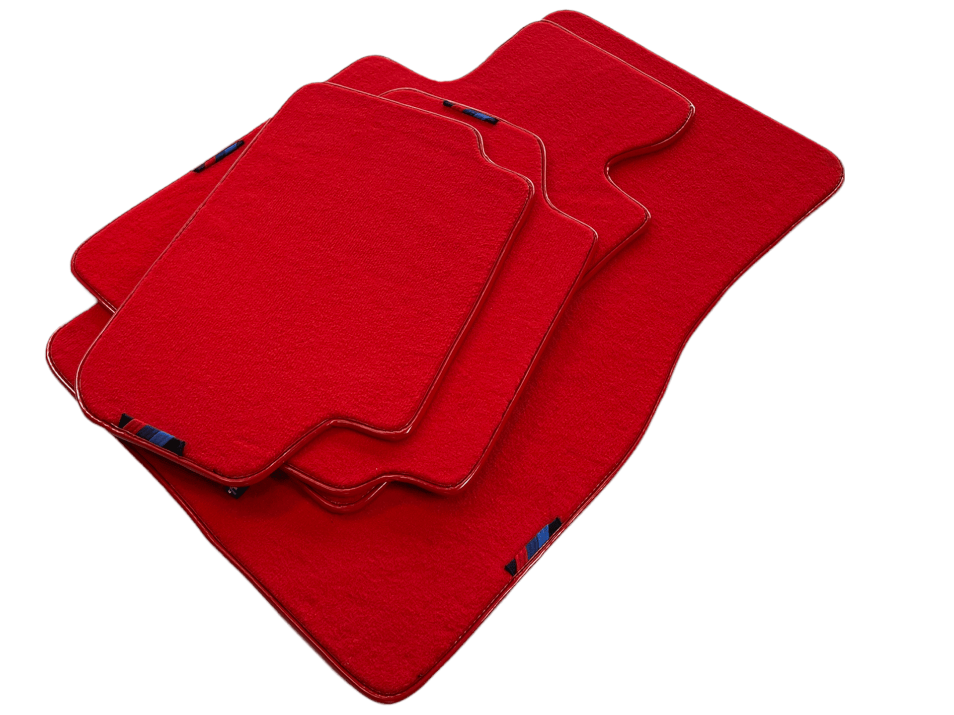 Red Floor Mats For BMW 3 Series E92 LCI With M Package AutoWin Brand - AutoWin