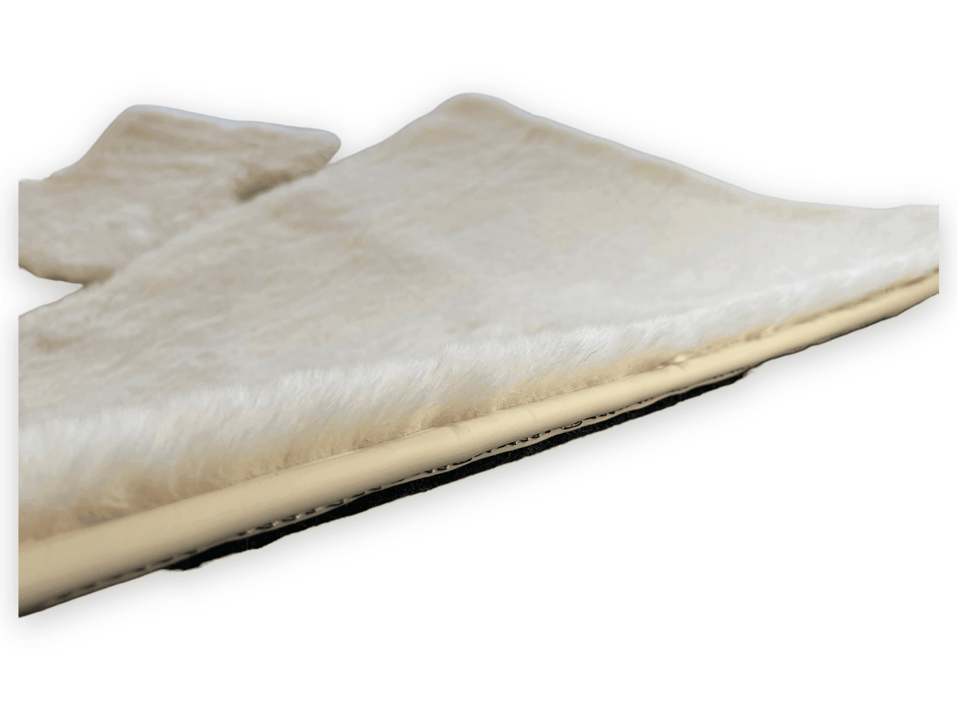 Luxury White Sheepskin Floor Mats for Rolls Phantom