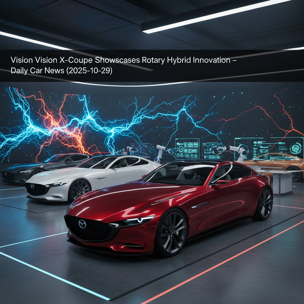 Mazda Vision X-Coupe Showcases Rotary Hybrid Innovation – Daily Car News (2025-10-29)