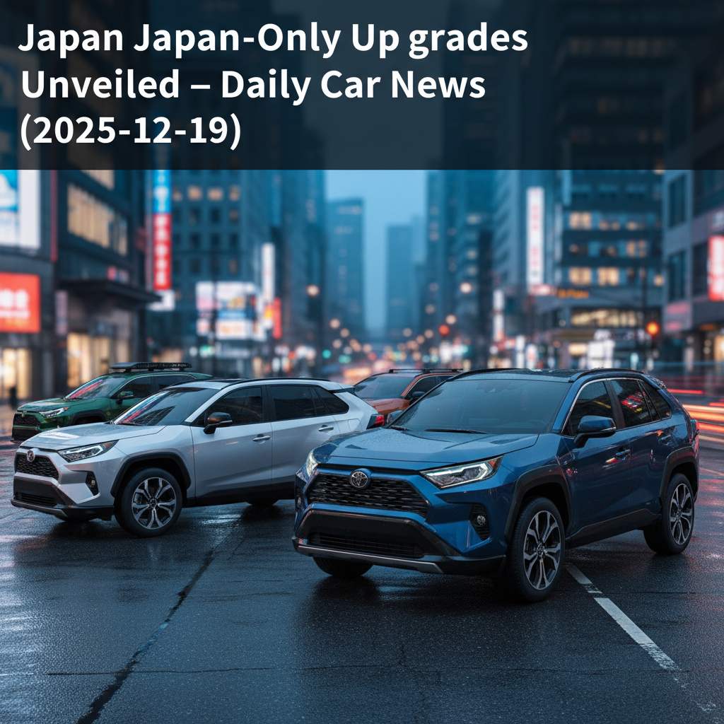 Toyota RAV4 Japan-Only Upgrades Unveiled – Daily Car News (2025-12-19)