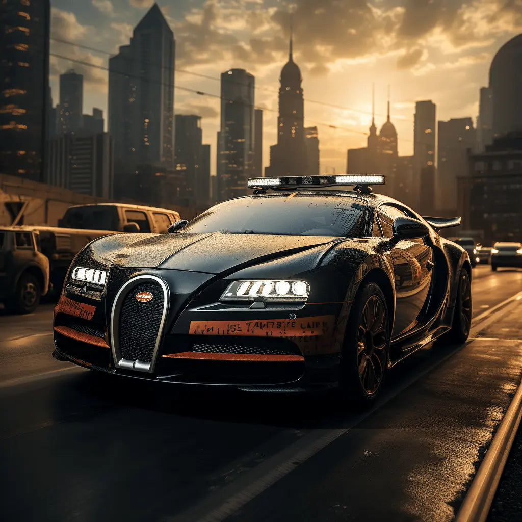 O Carro de Polícia Mais Rápido – Bugatti Veyron