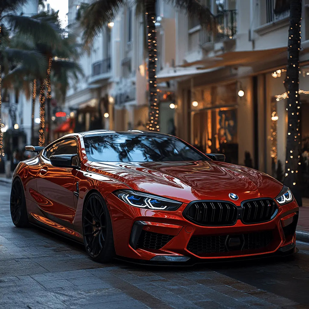 BMW M8 Premium Floor Mats by AutoWin